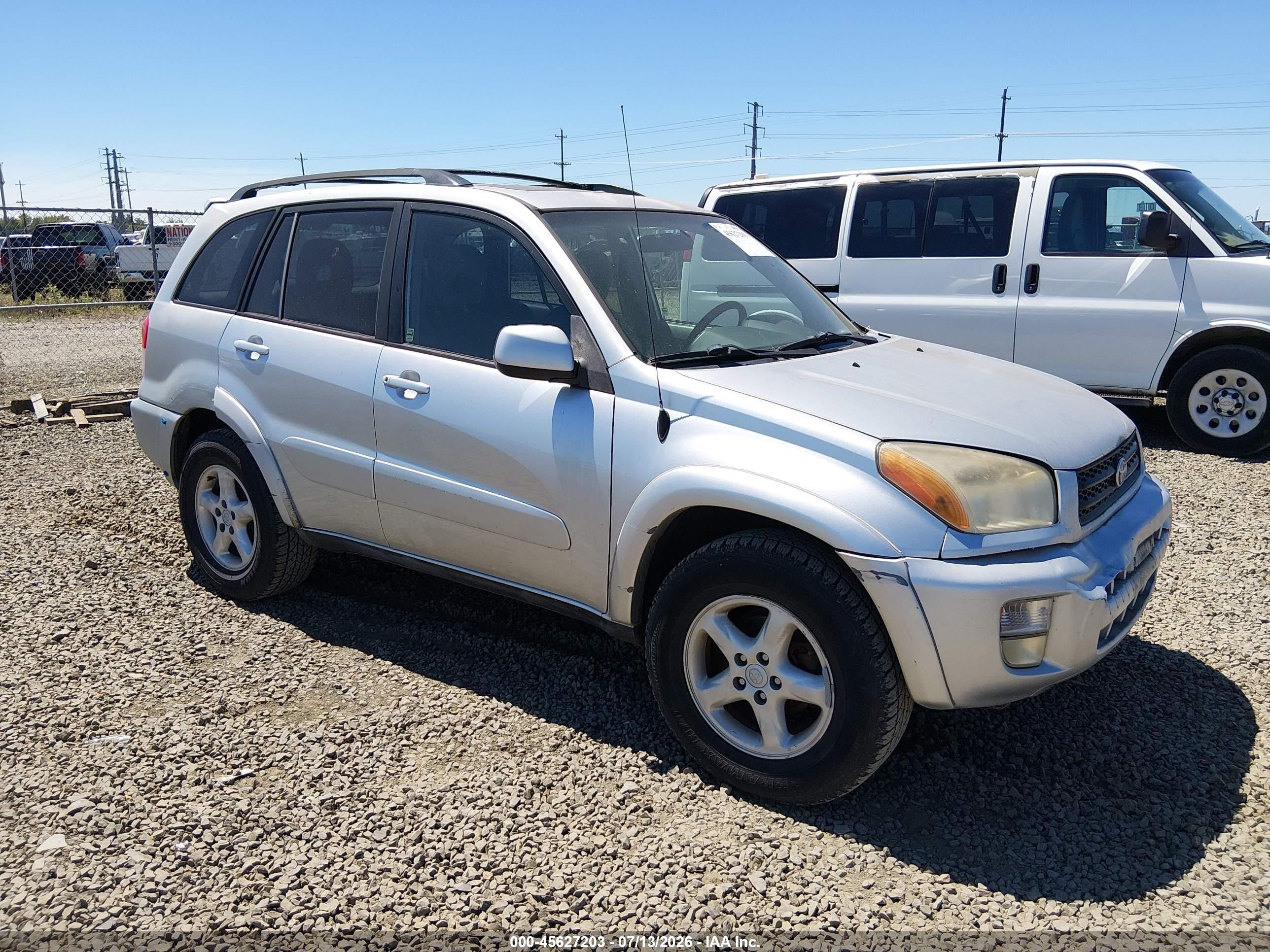 2003 Toyota Rav4   Silver vin: JTEHH20V730258258
