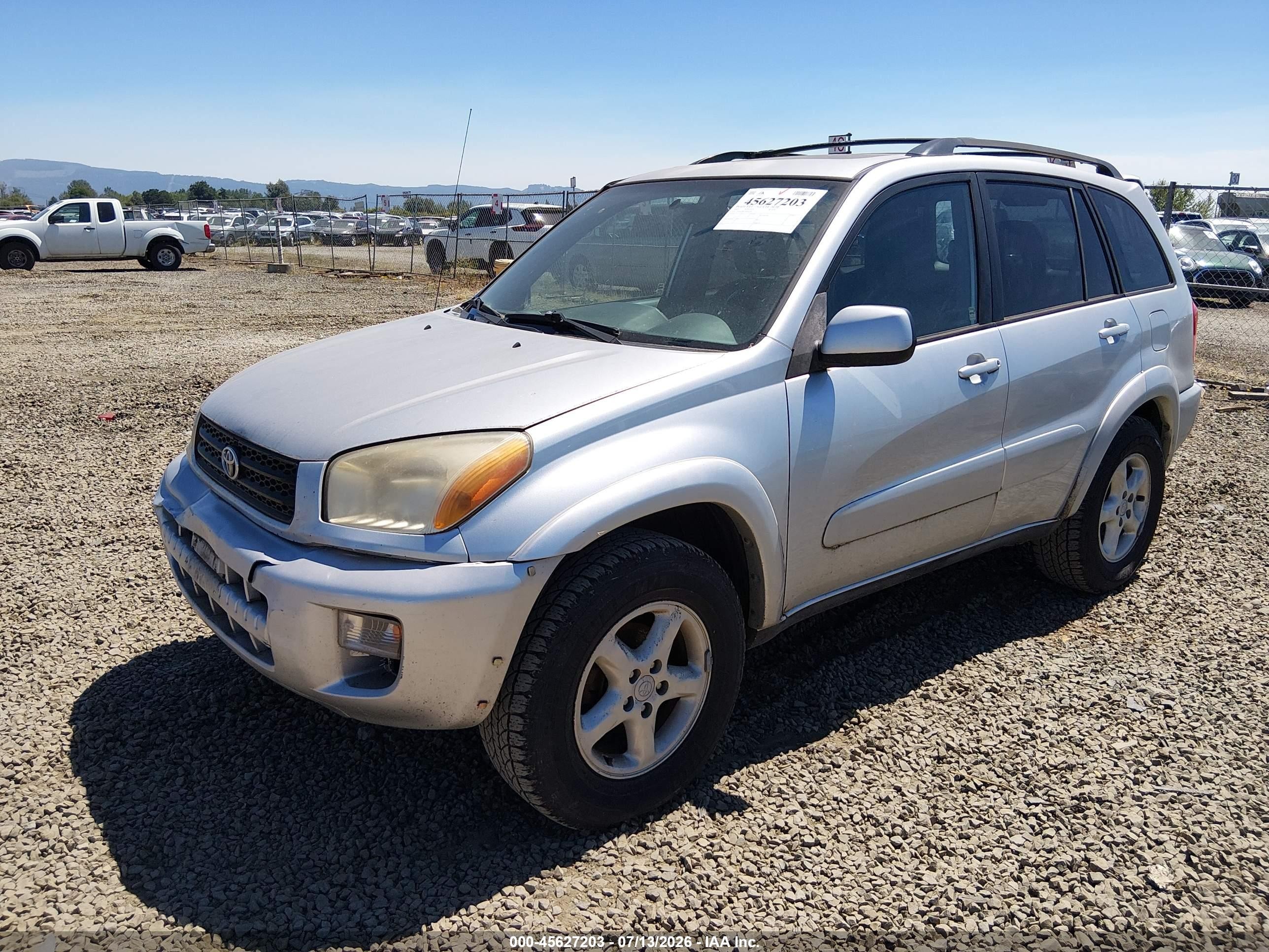 2003 Toyota Rav4   Silver vin: JTEHH20V730258258