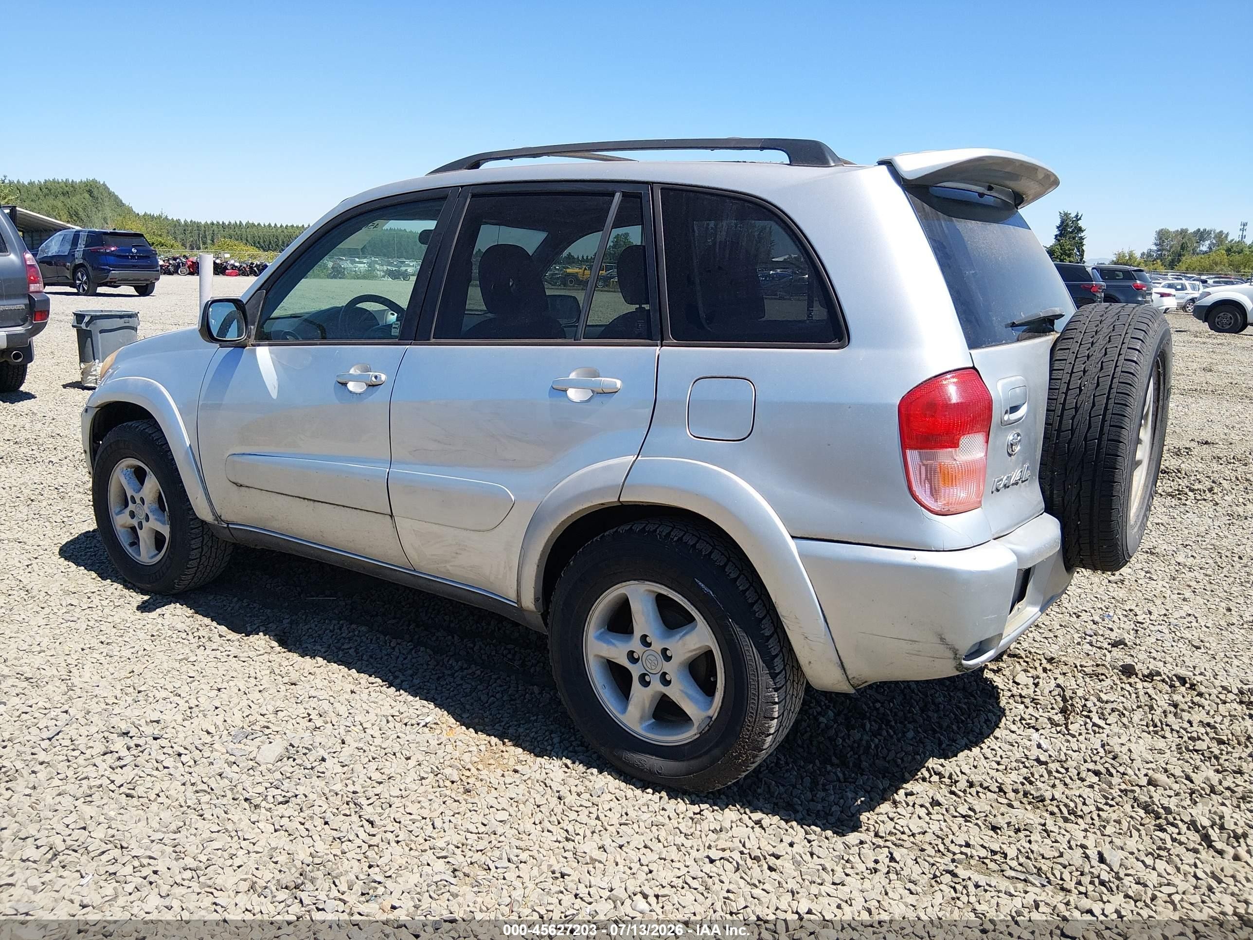 2003 Toyota Rav4   Silver vin: JTEHH20V730258258