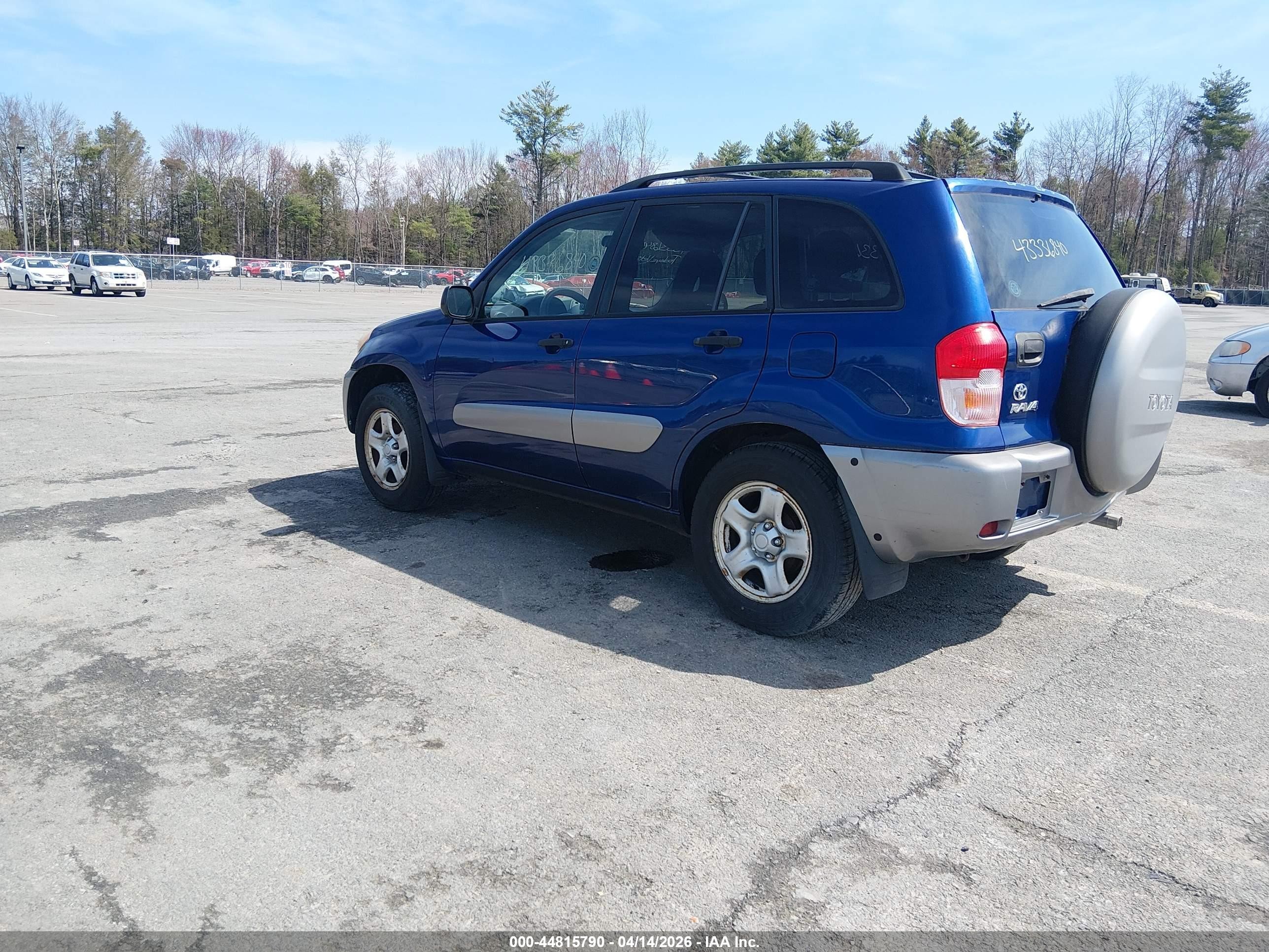 2003 Toyota Rav4   Blue vin: JTEHH20V730261323