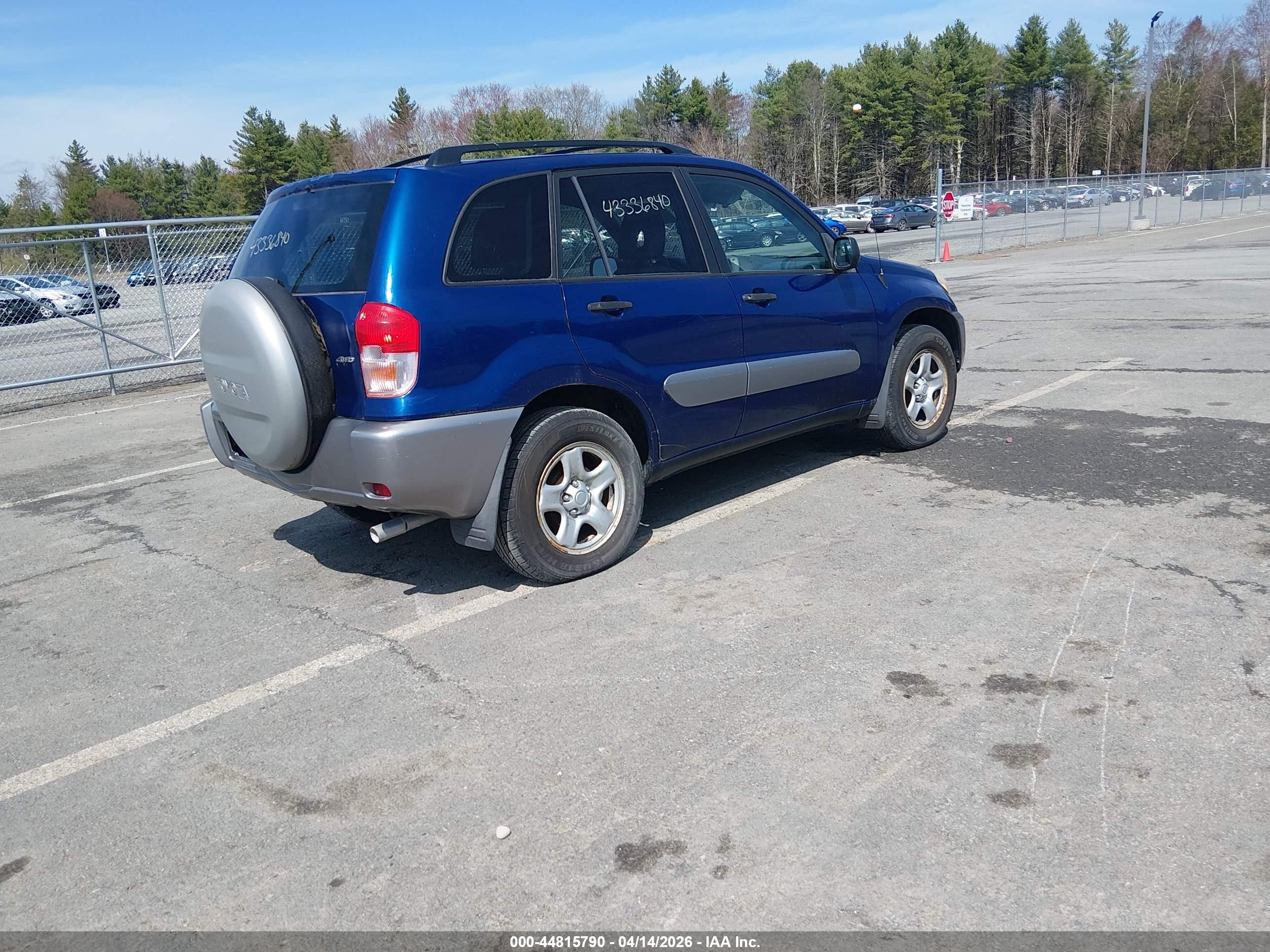 2003 Toyota Rav4   Blue vin: JTEHH20V730261323