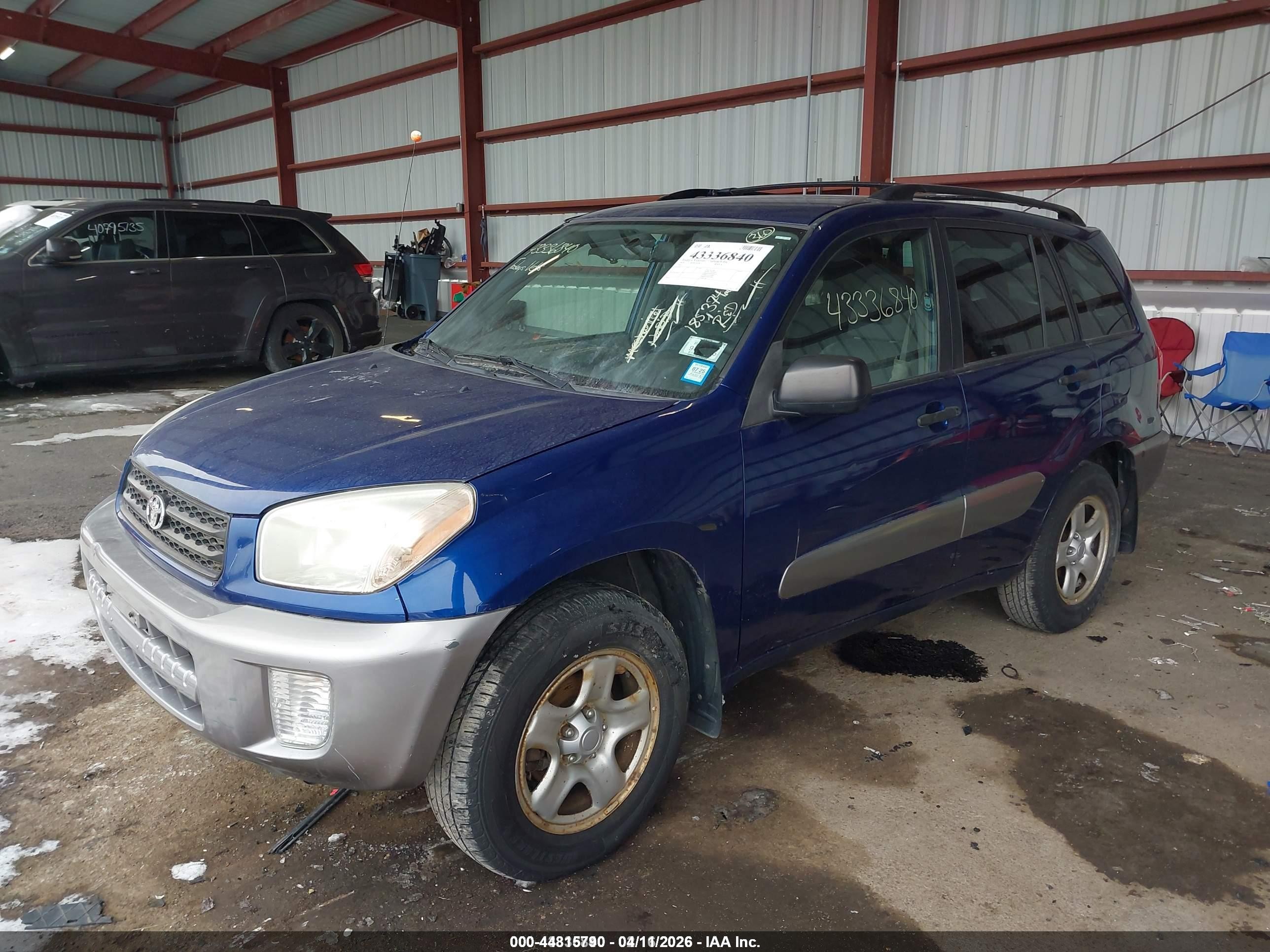 2003 Toyota Rav4   Blue vin: JTEHH20V730261323