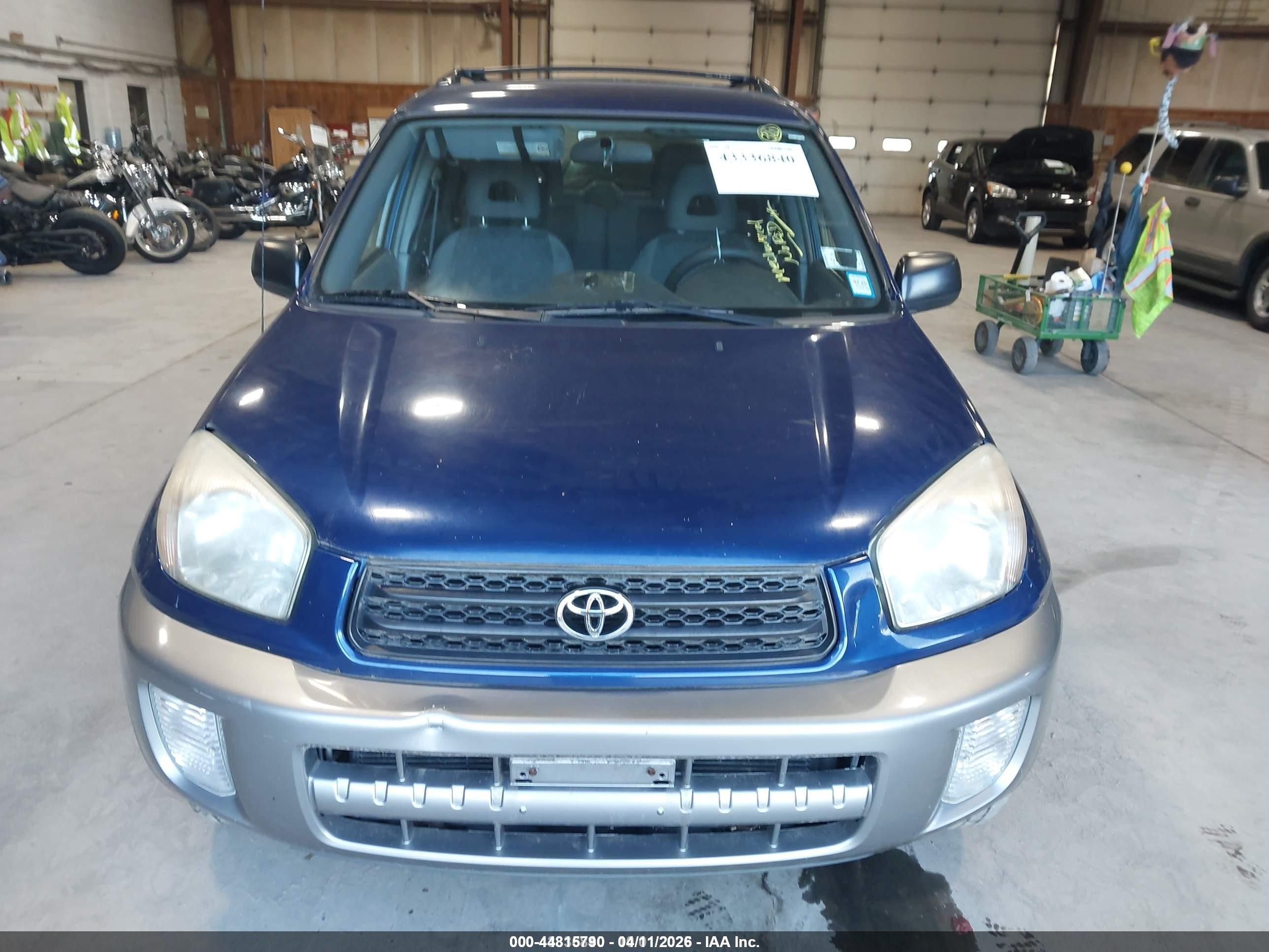 2003 Toyota Rav4   Blue vin: JTEHH20V730261323
