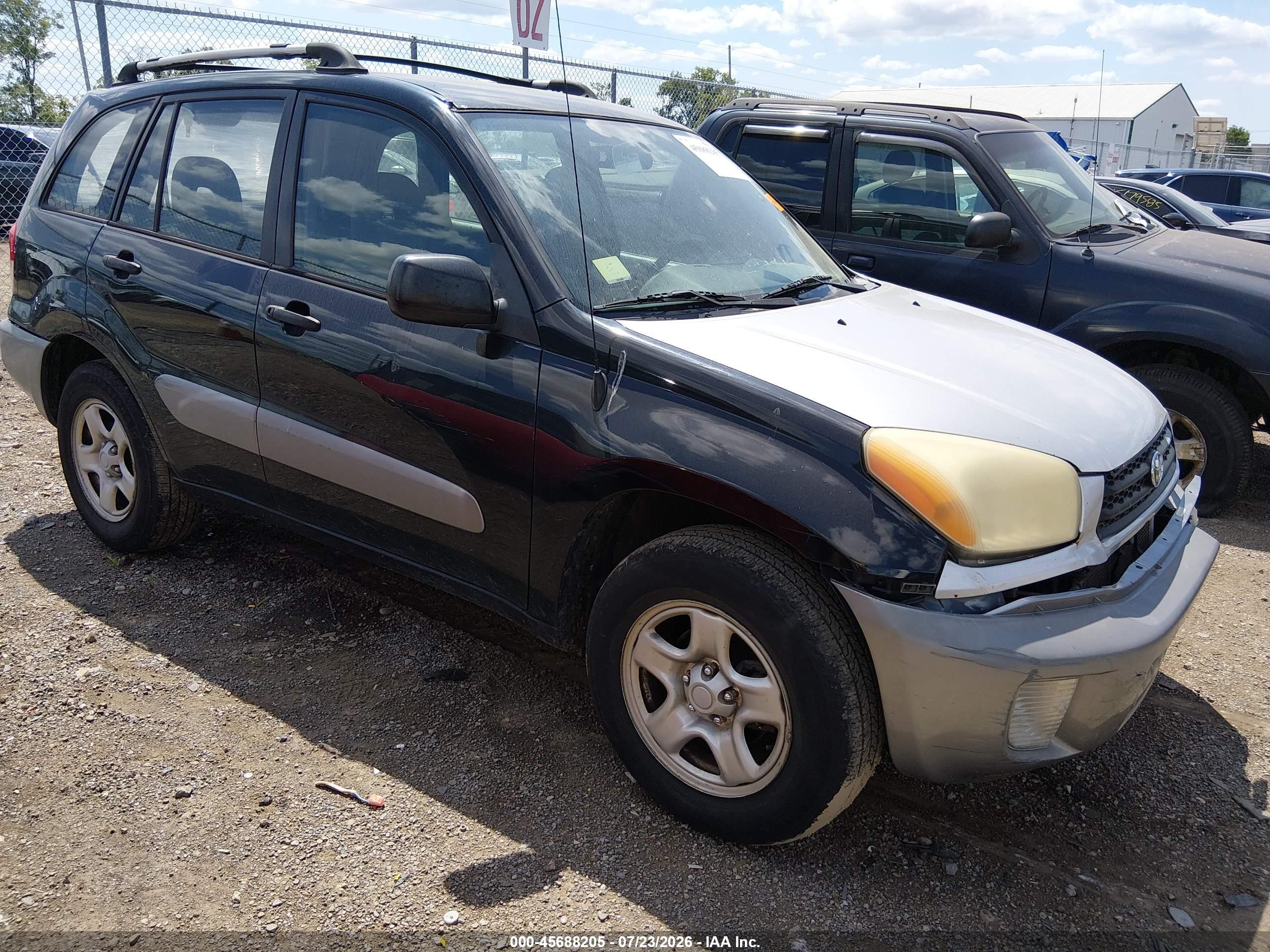 2003 Toyota Rav4 Black vin: JTEHH20V736073432