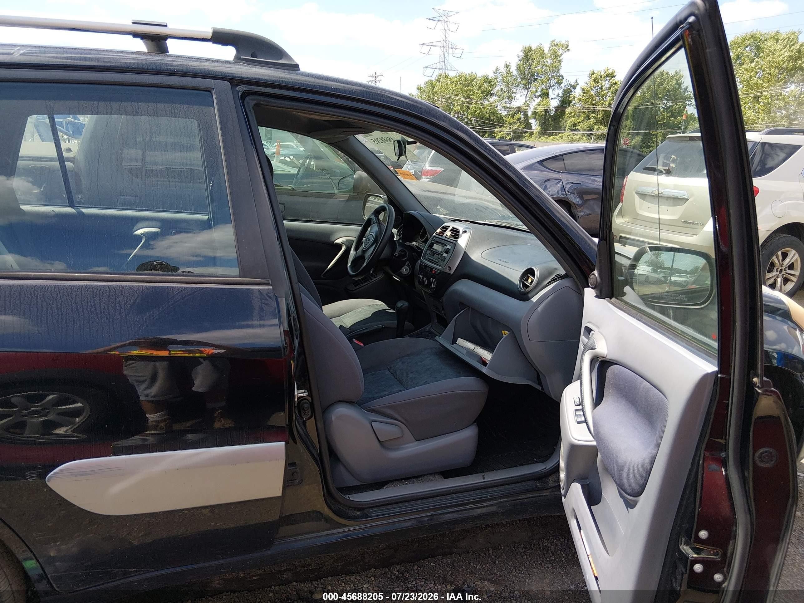 2003 Toyota Rav4 Black vin: JTEHH20V736073432