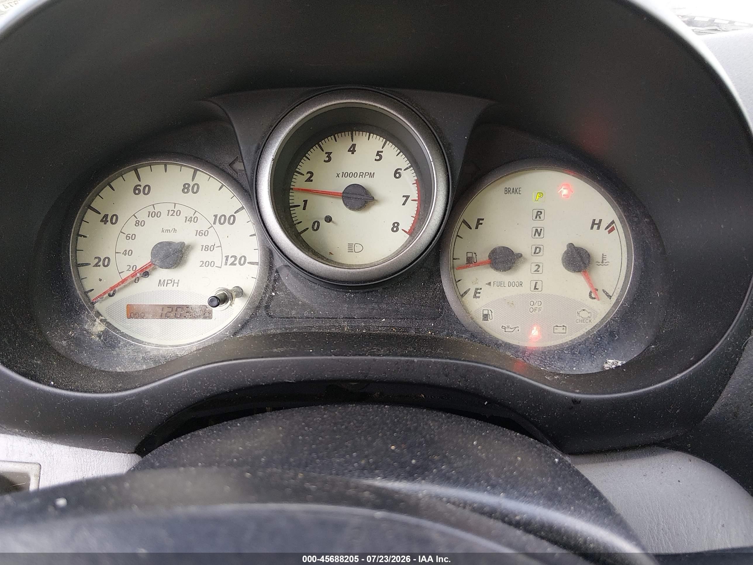 2003 Toyota Rav4 Black vin: JTEHH20V736073432