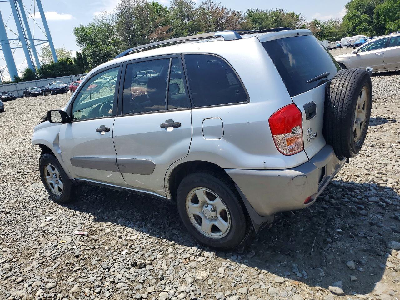2003 Toyota Rav4 Base Silver vin: JTEHH20V736076170