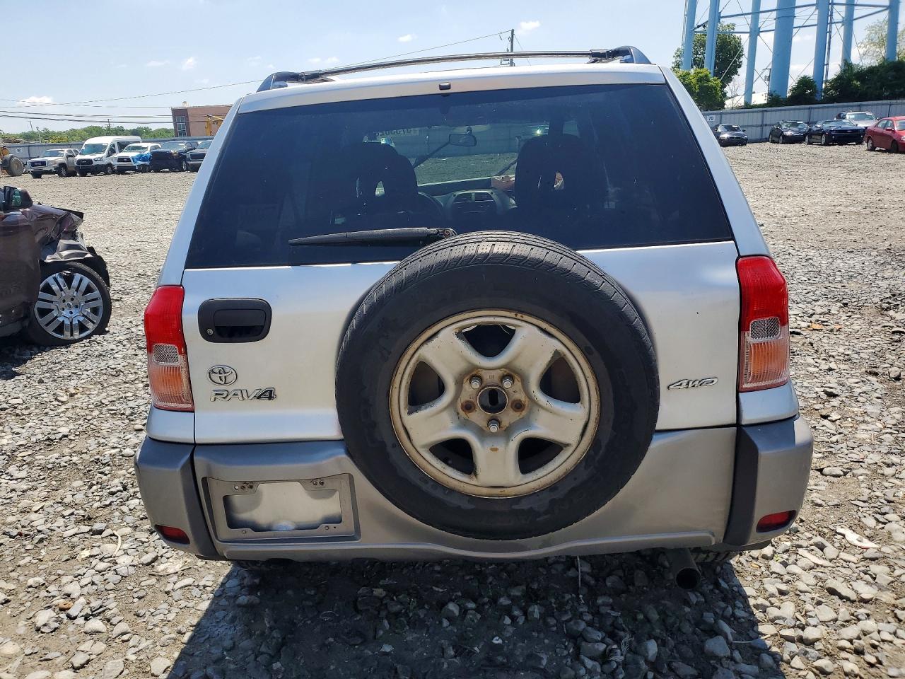 2003 Toyota Rav4 Base Silver vin: JTEHH20V736076170