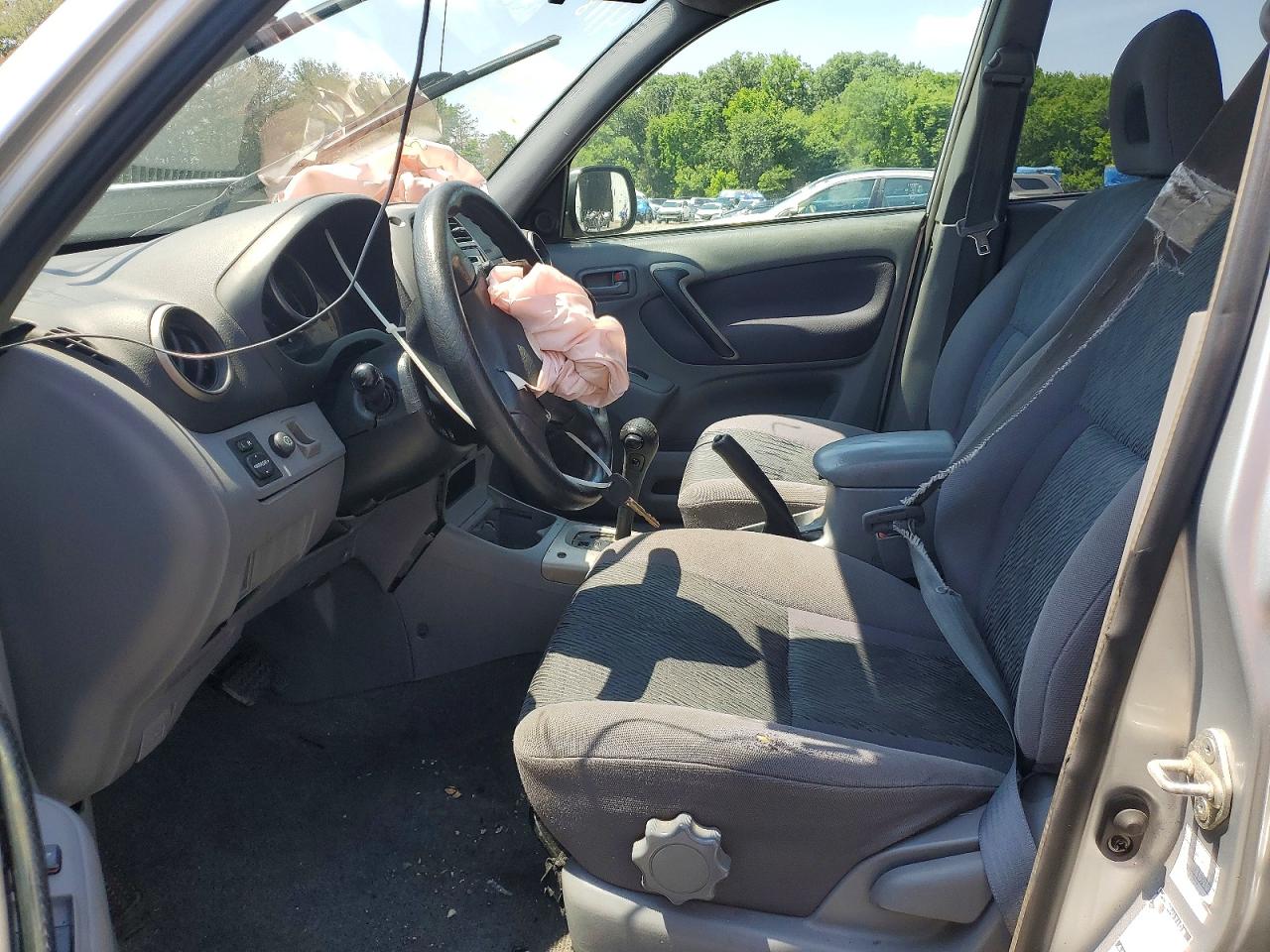 2003 Toyota Rav4 Base Silver vin: JTEHH20V736076170