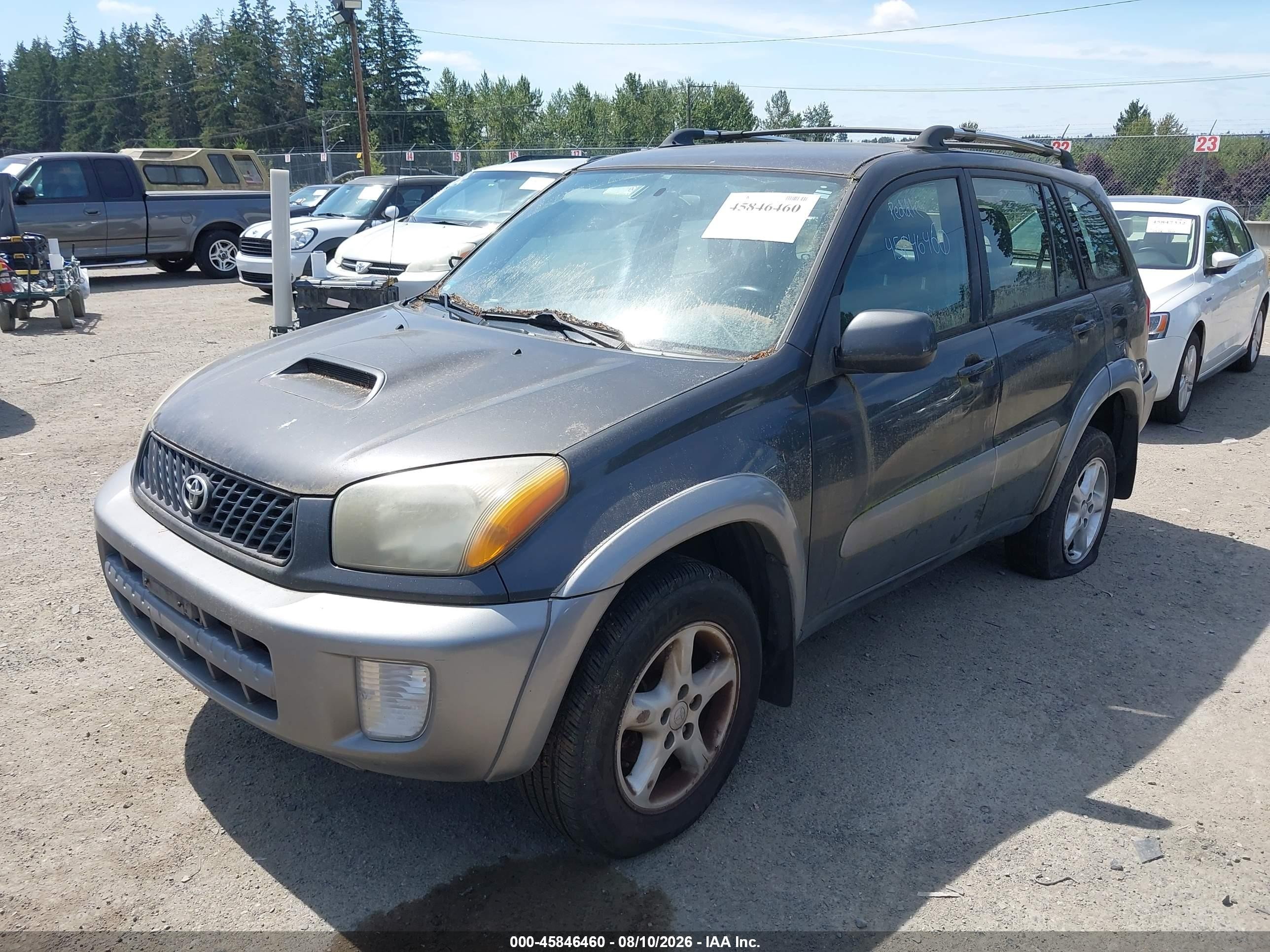 2003 Toyota Rav4   Gray vin: JTEHH20V736082051