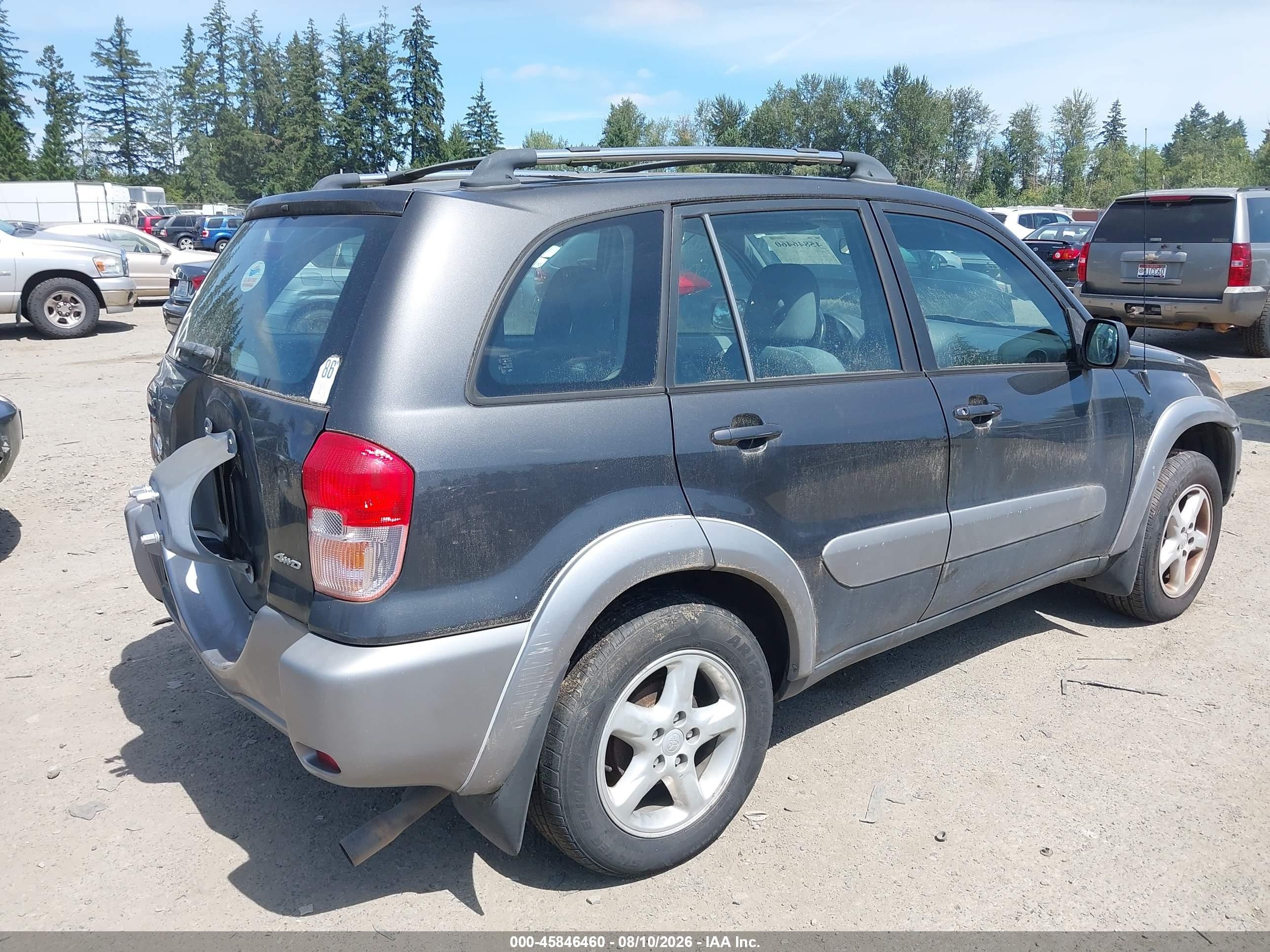 2003 Toyota Rav4   Gray vin: JTEHH20V736082051