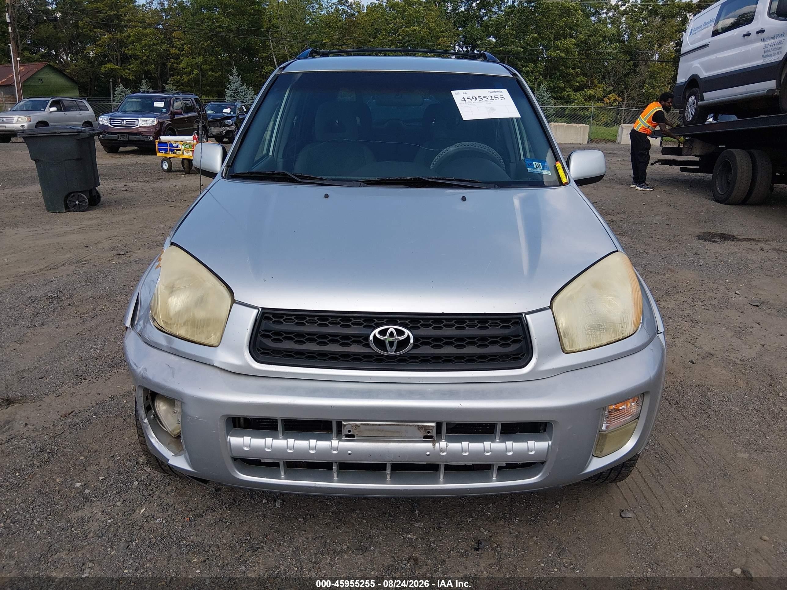 2003 Toyota Rav4   Серебряный vin: JTEHH20V736083782