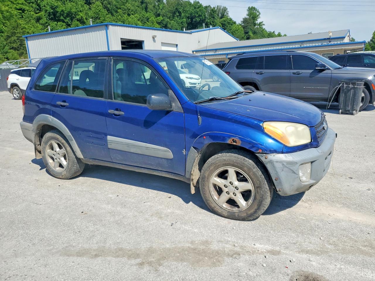 2001 Toyota Rav4 Base Blue vin: JTEHH20V810043386