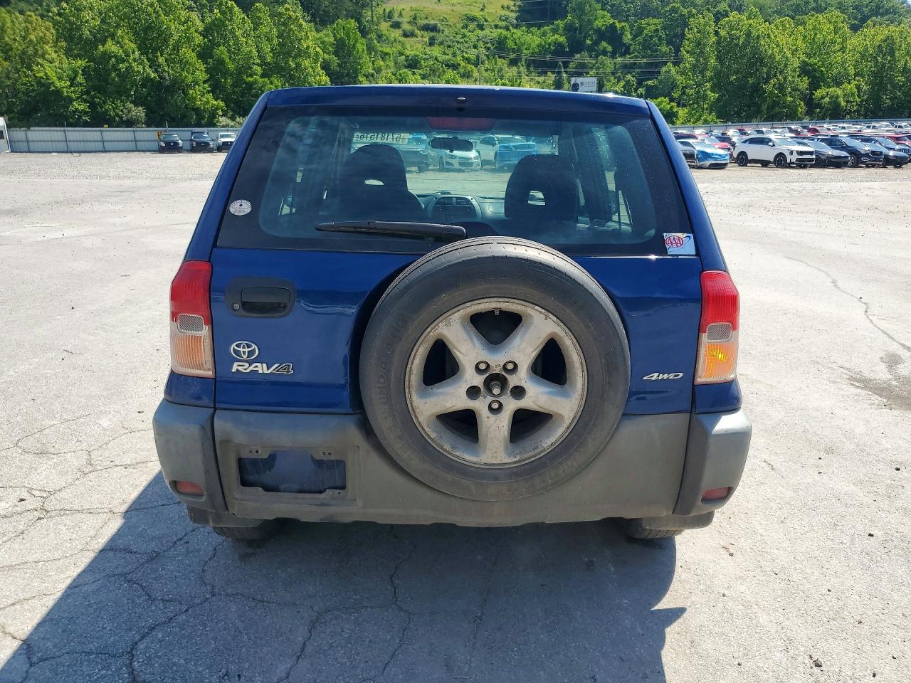 2001 Toyota Rav4 Base Blue vin: JTEHH20V810043386