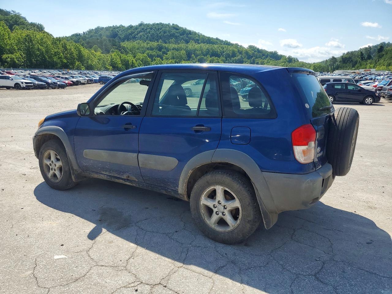 2001 Toyota Rav4 Base Blue vin: JTEHH20V810043386