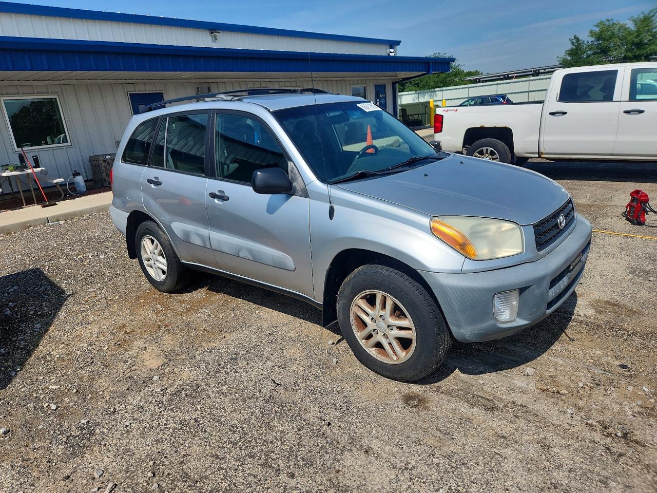 2001 Toyota Rav4 Silver vin: JTEHH20V810060009