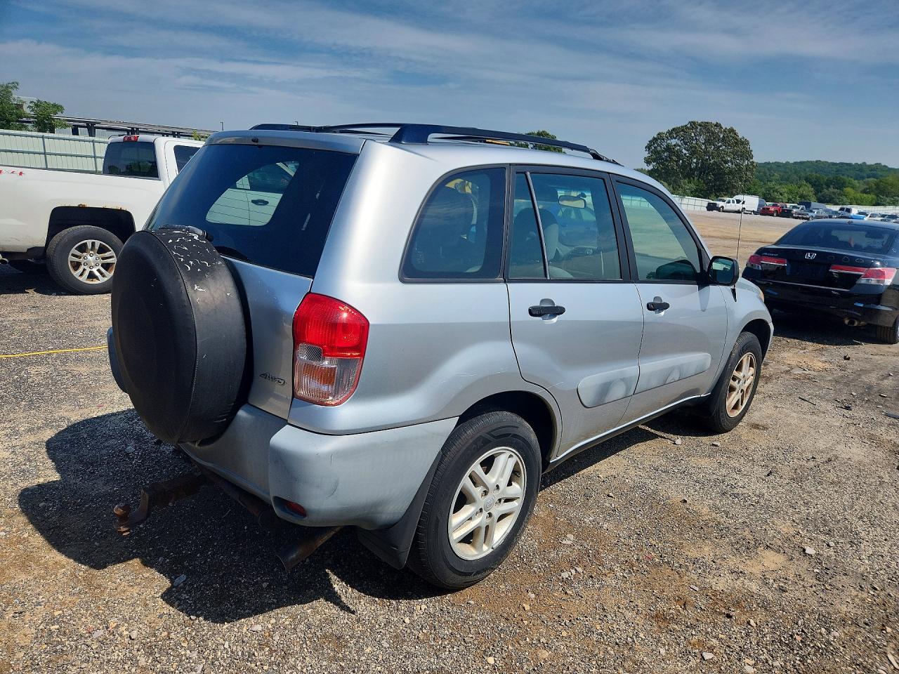 2001 Toyota Rav4 Silver vin: JTEHH20V810060009