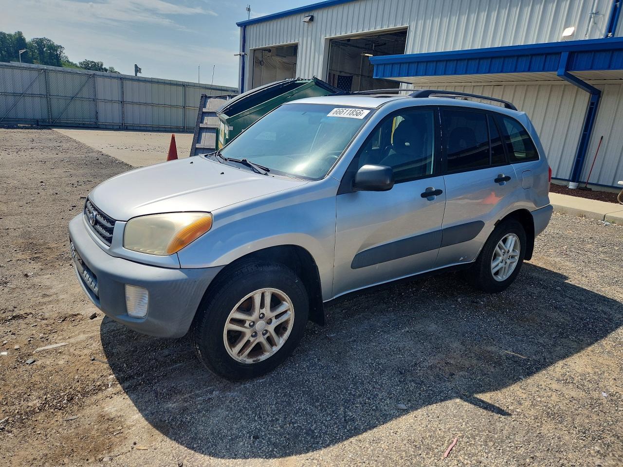 2001 Toyota Rav4 Silver vin: JTEHH20V810060009