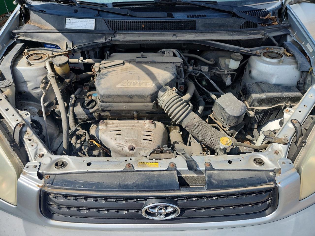 2001 Toyota Rav4 Silver vin: JTEHH20V810060009