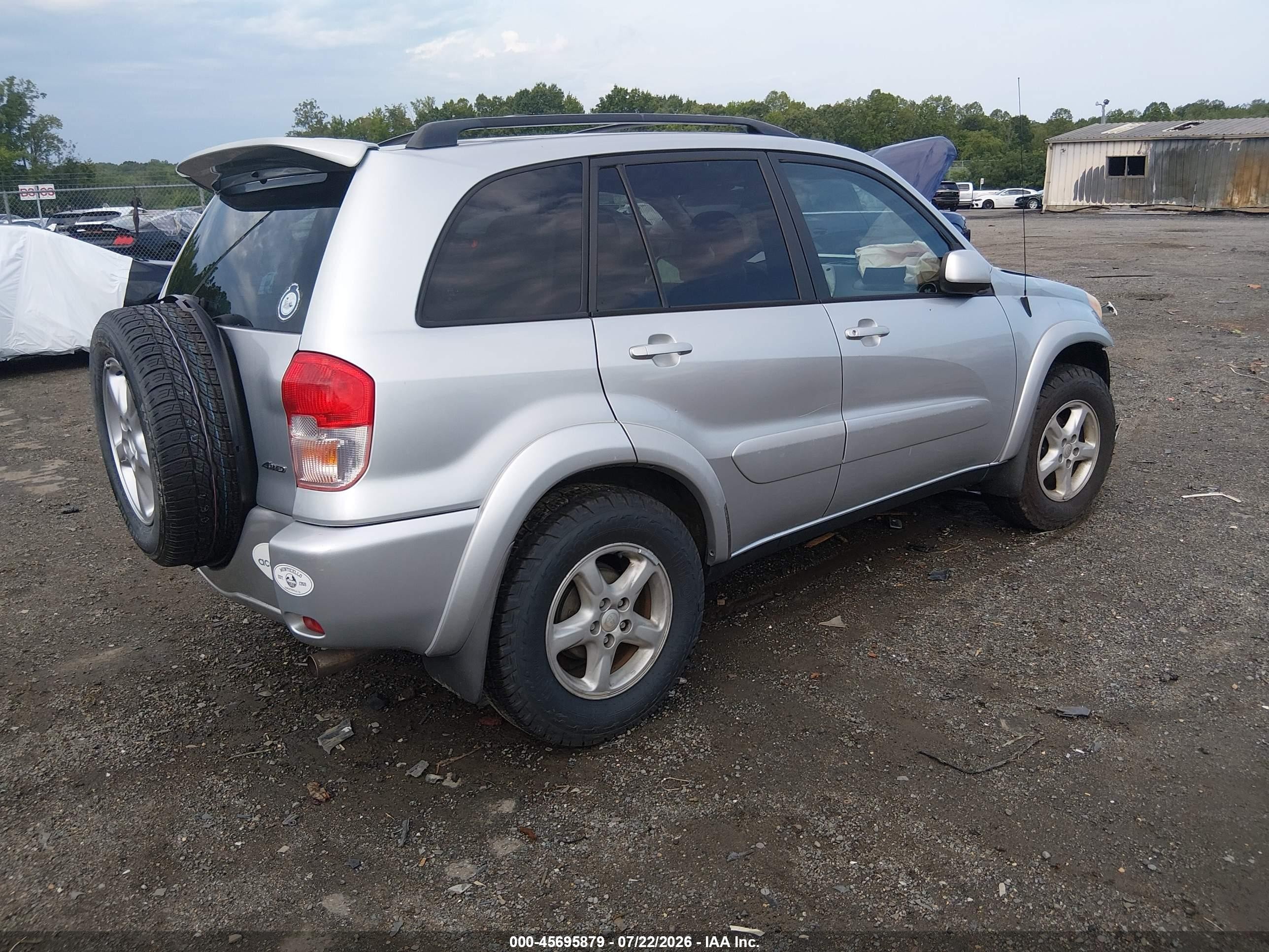 2002 Toyota Rav4   Silver vin: JTEHH20V820144333