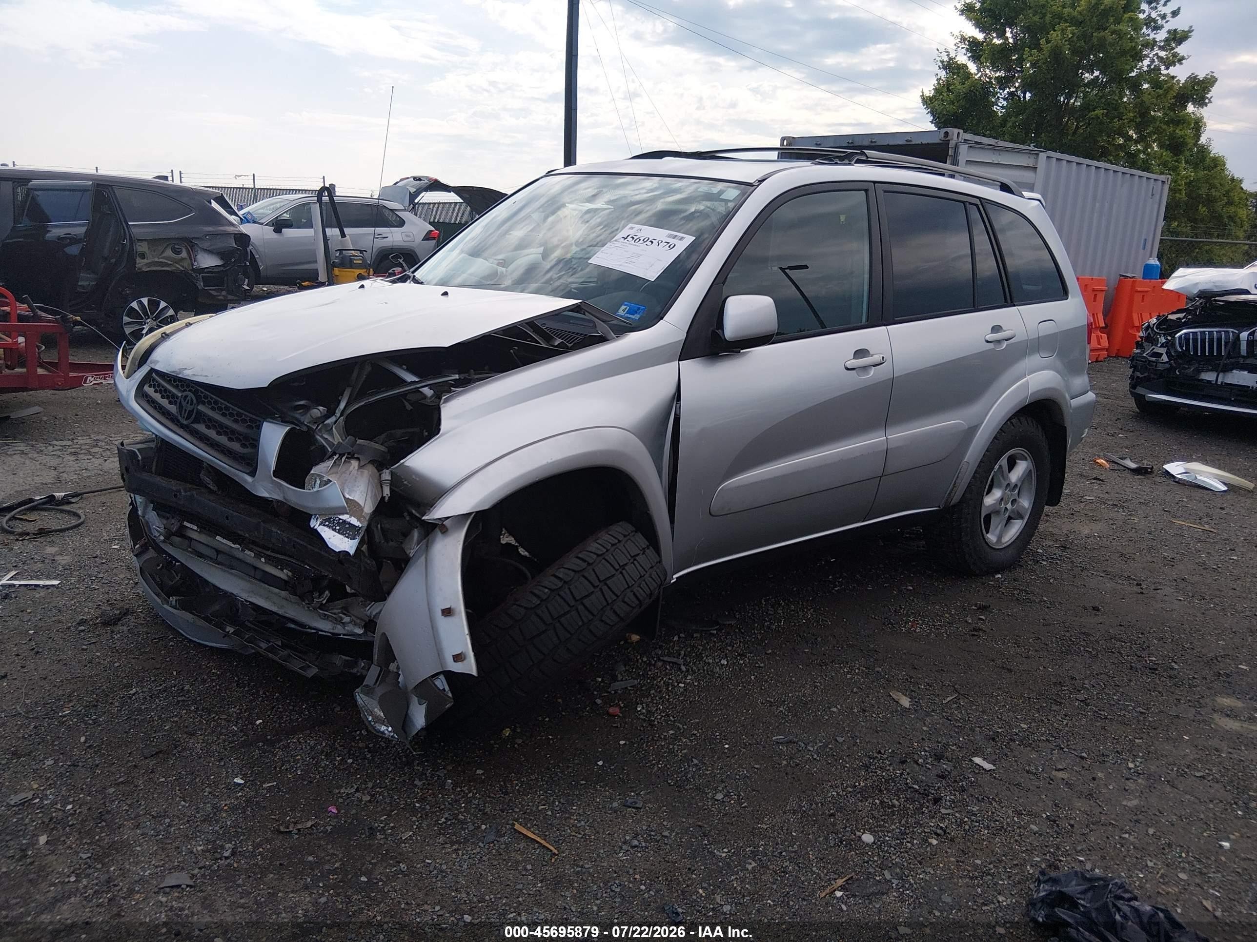 2002 Toyota Rav4   Silver vin: JTEHH20V820144333