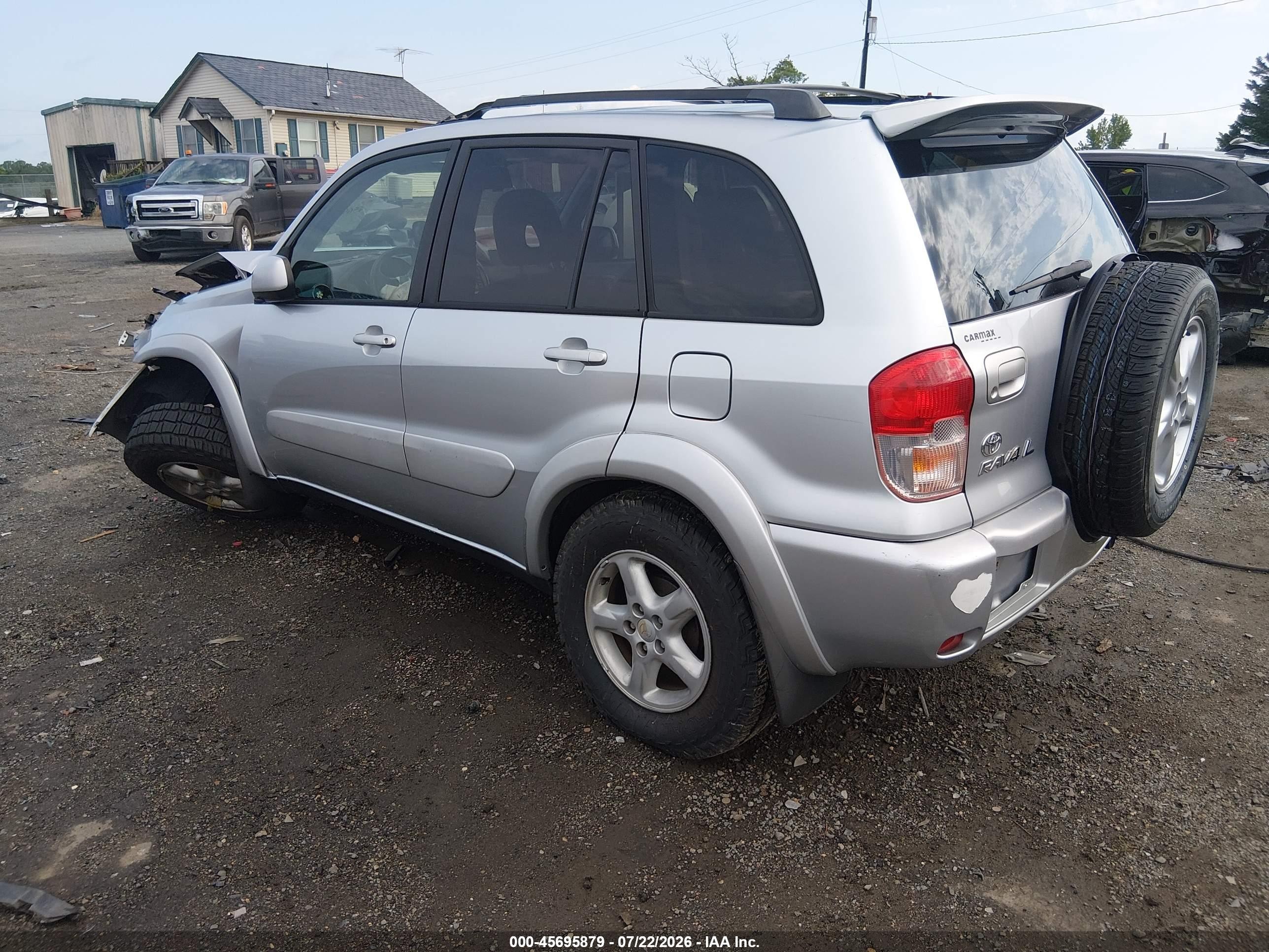 2002 Toyota Rav4   Silver vin: JTEHH20V820144333