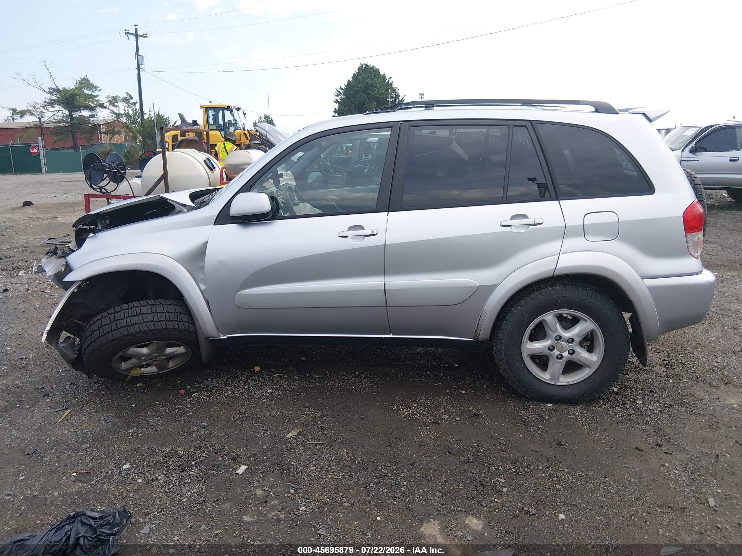 2002 Toyota Rav4   Silver vin: JTEHH20V820144333