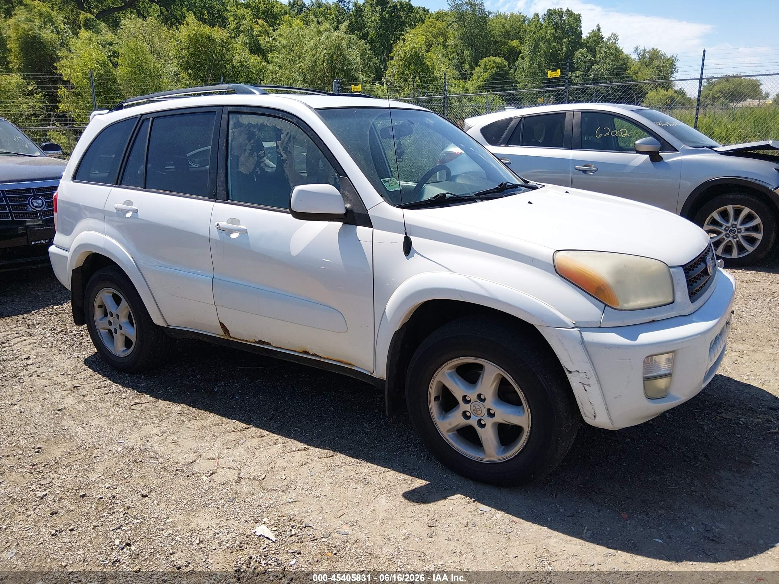 2002 Toyota Rav4   White vin: JTEHH20V820155994