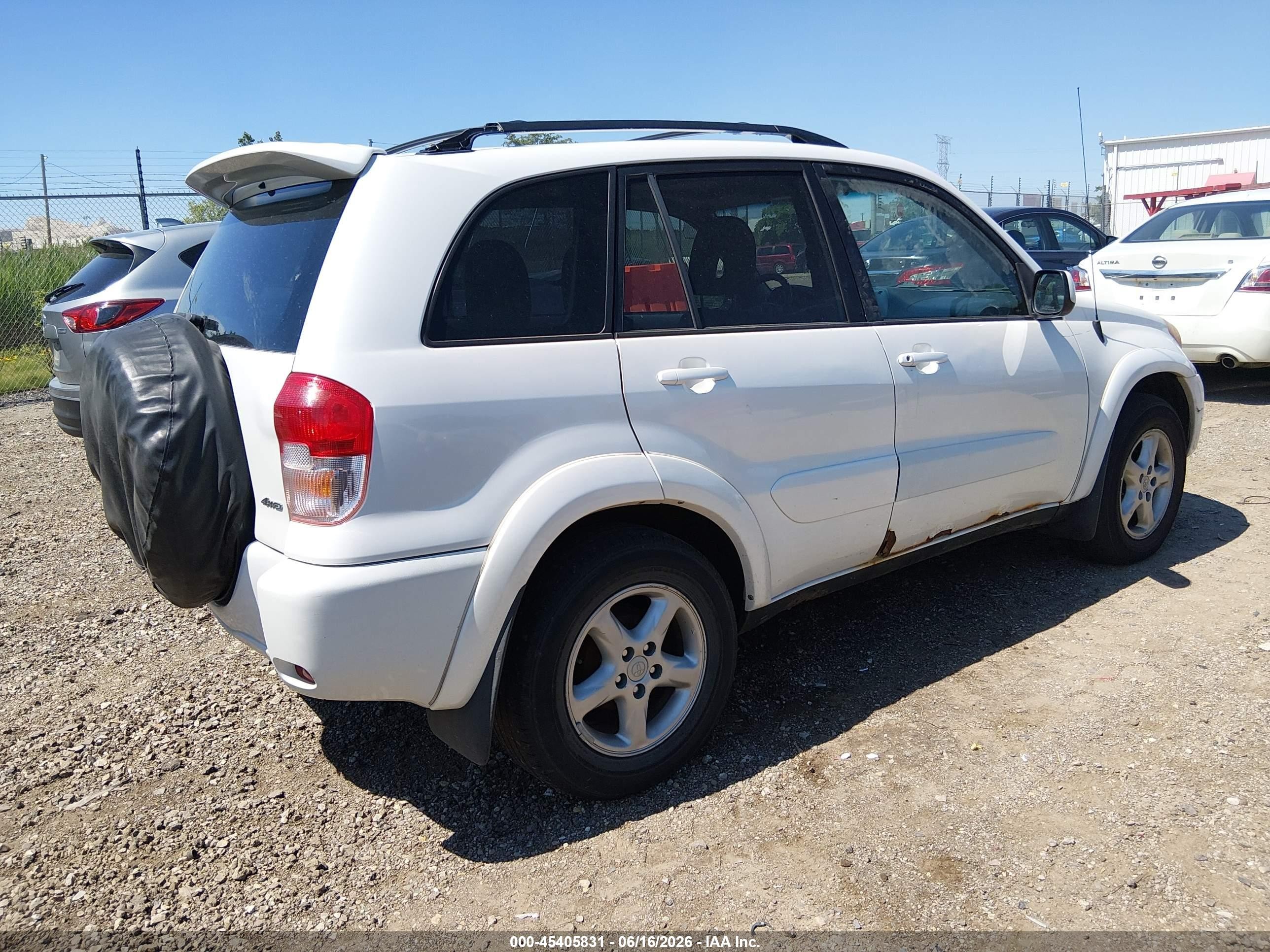 2002 Toyota Rav4   White vin: JTEHH20V820155994