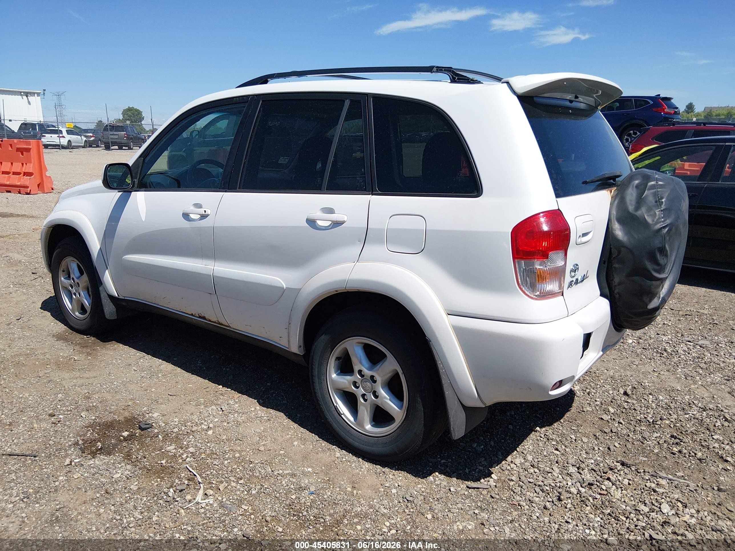 2002 Toyota Rav4   White vin: JTEHH20V820155994
