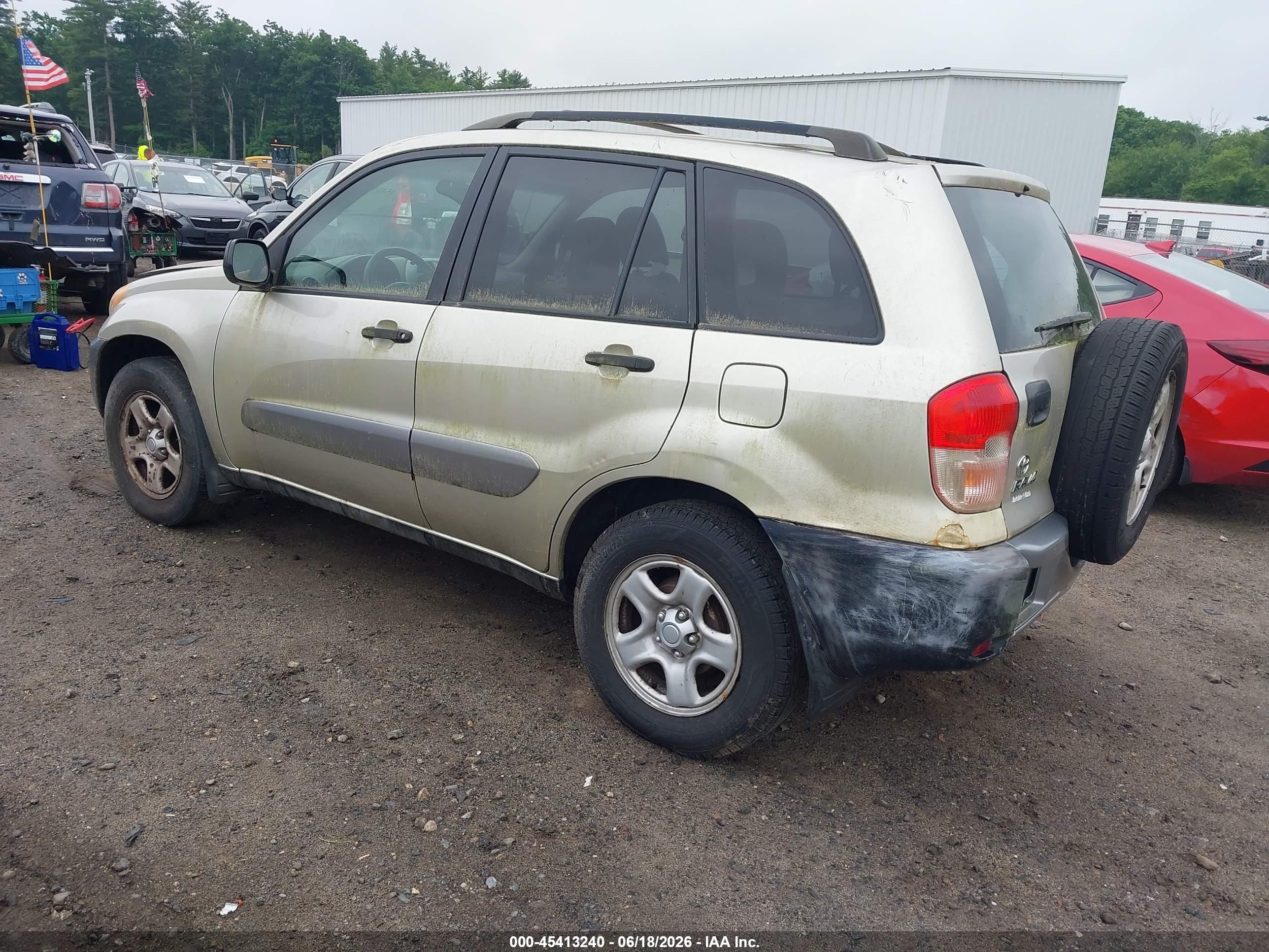2003 Toyota Rav4   Gold vin: JTEHH20V830252615