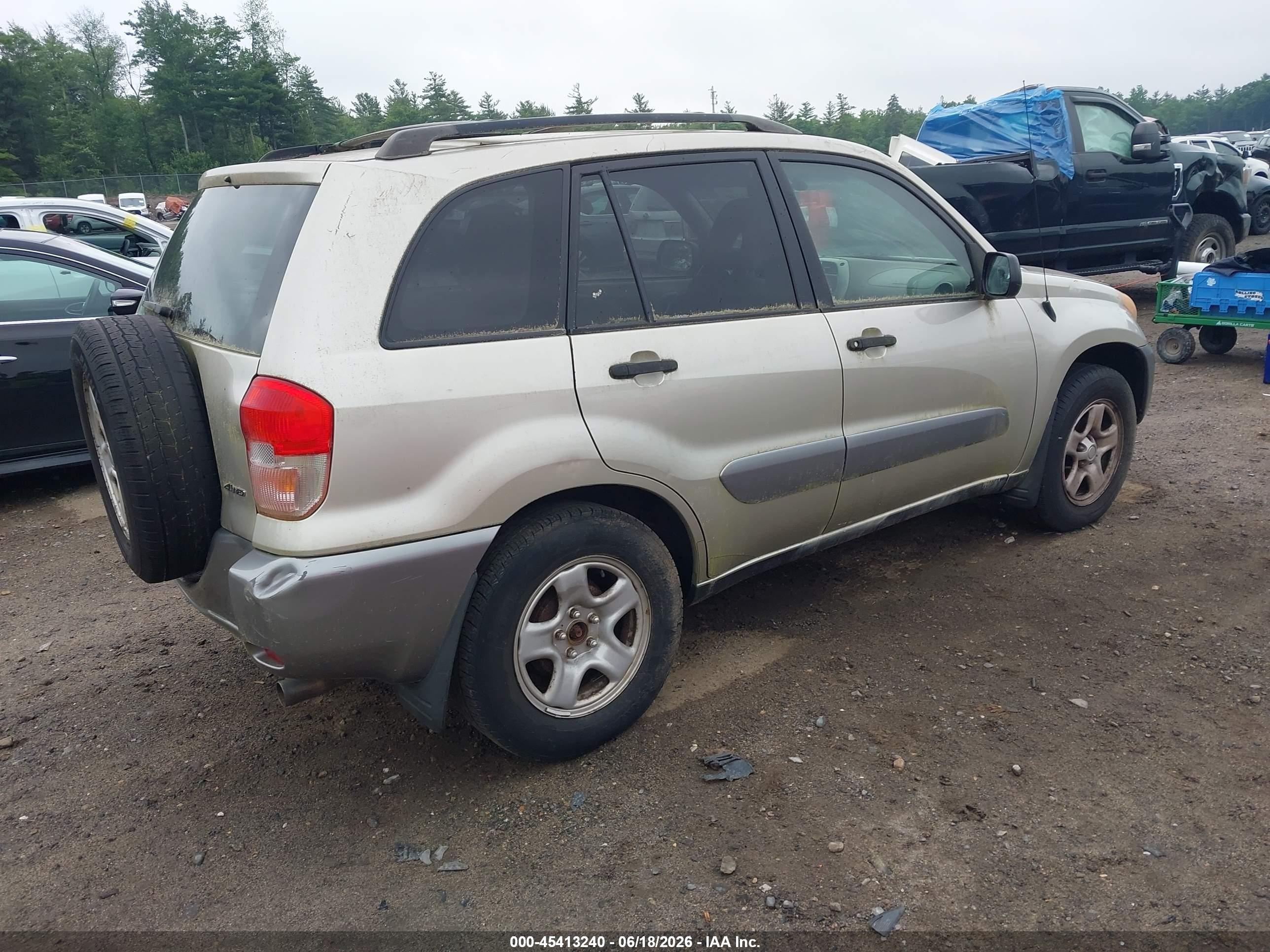 2003 Toyota Rav4   Gold vin: JTEHH20V830252615