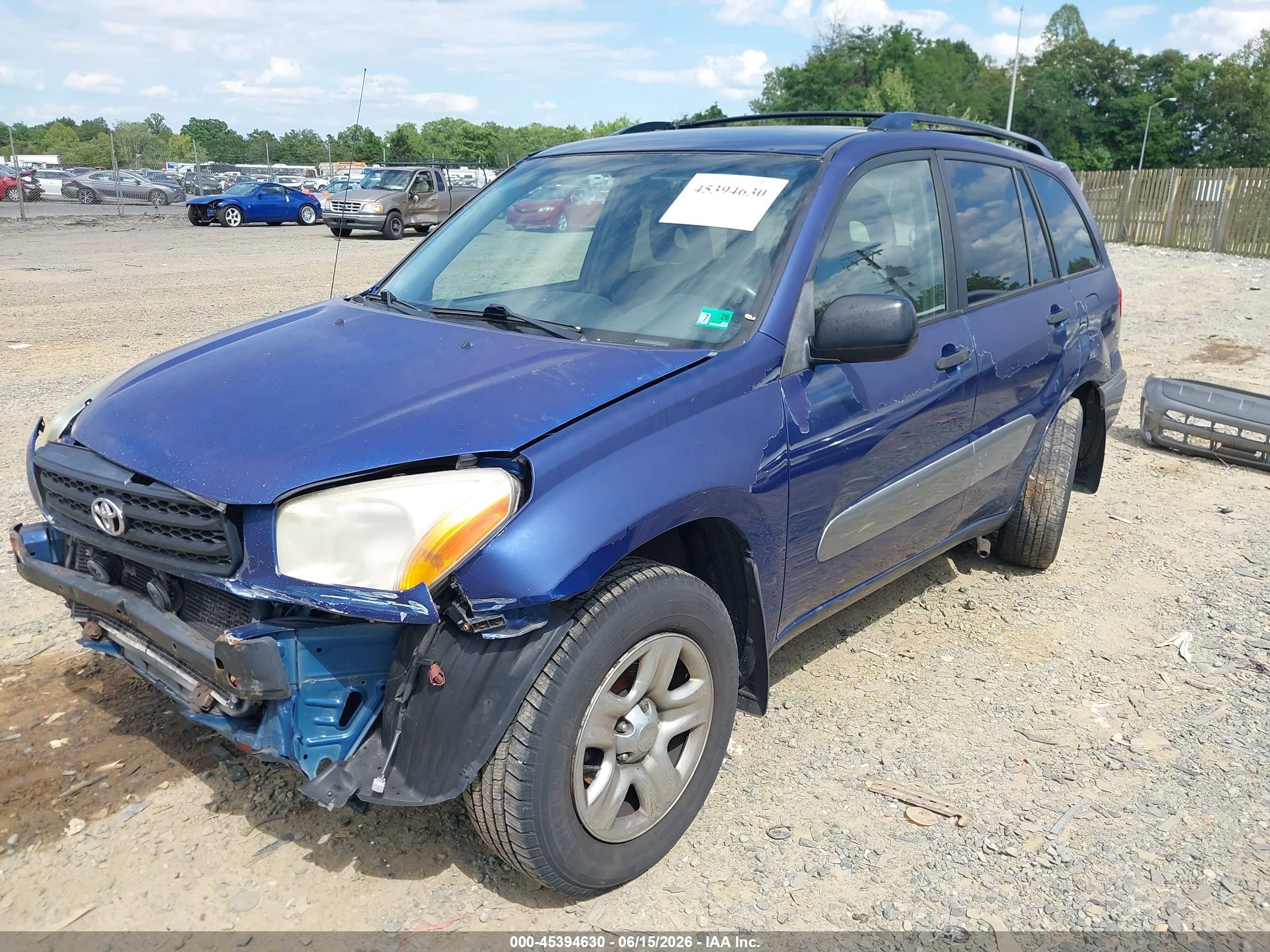 2003 Toyota Rav4   Blue vin: JTEHH20V836084164