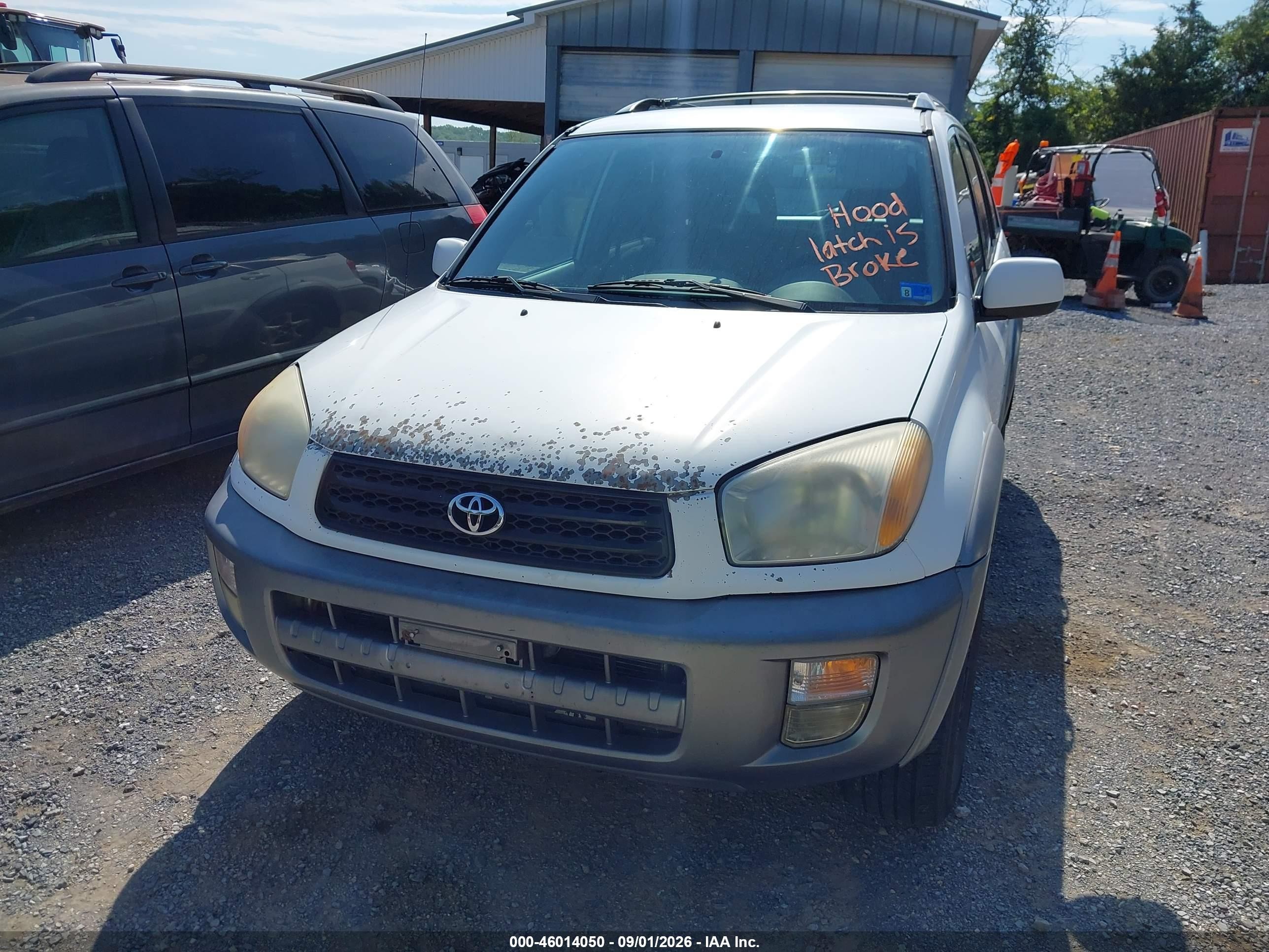2001 Toyota Rav4   White vin: JTEHH20V910080222