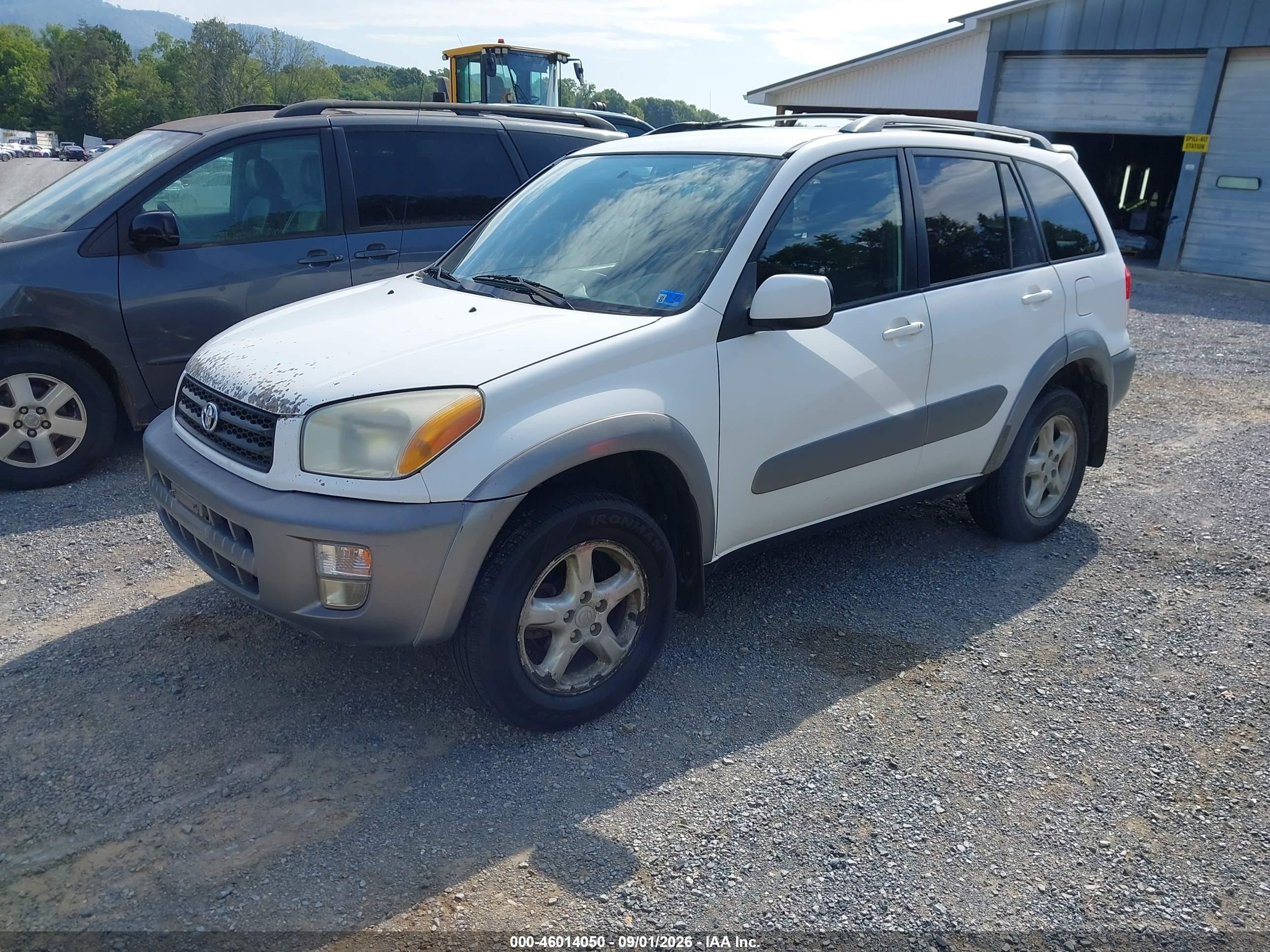 2001 Toyota Rav4   White vin: JTEHH20V910080222