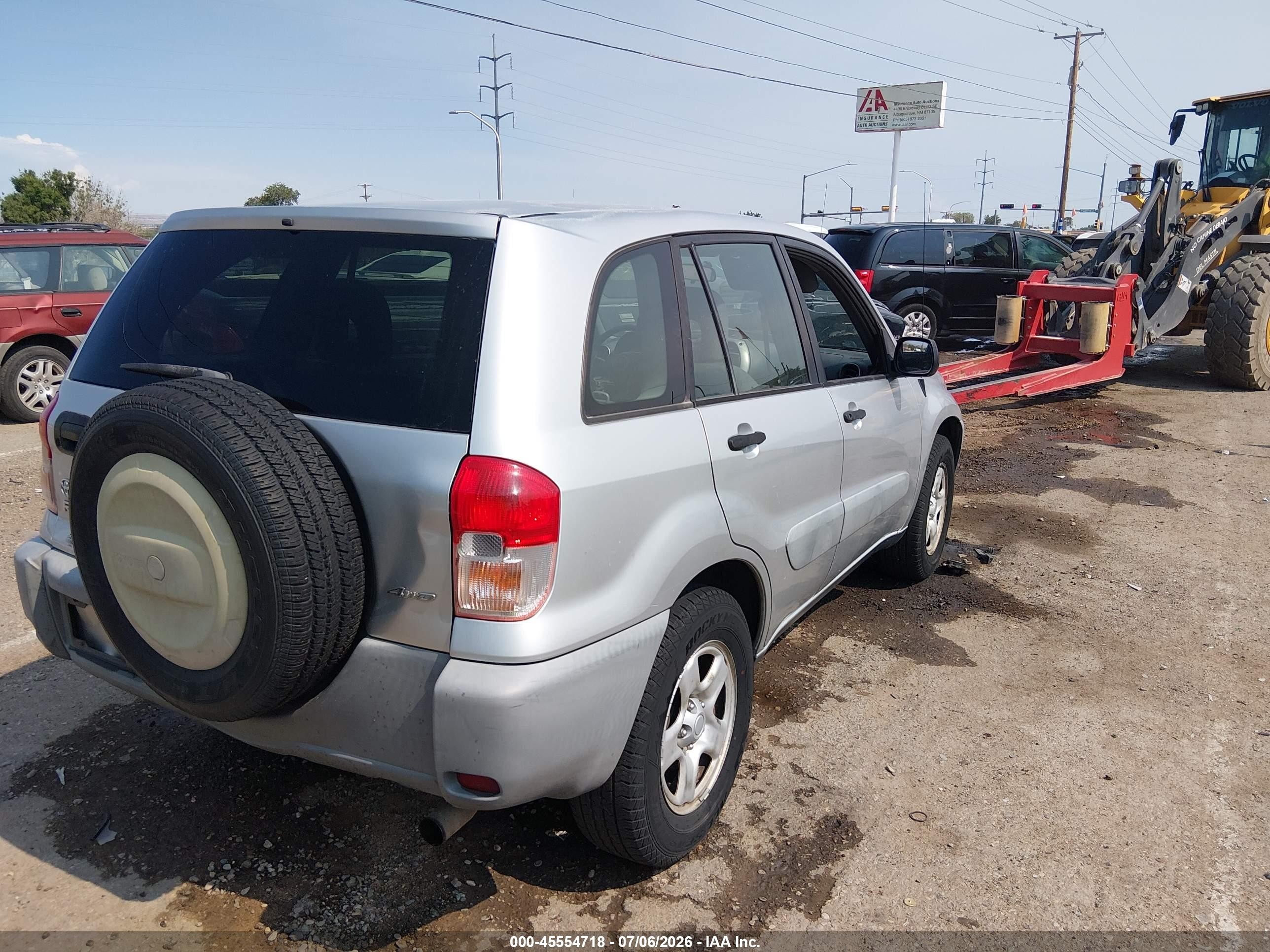 2001 Toyota Rav4   Gray vin: JTEHH20V910089373
