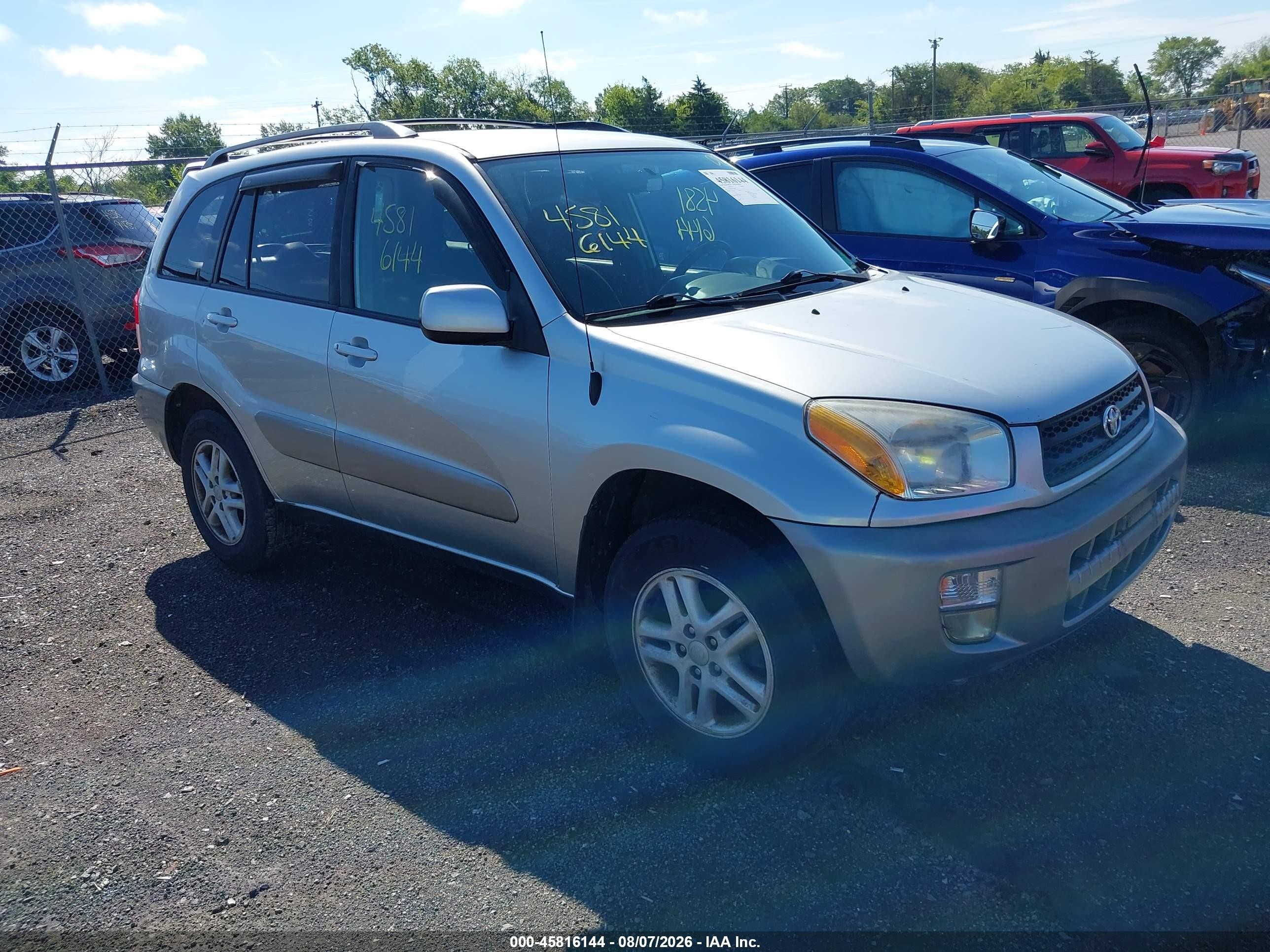 2001 Toyota Rav4   Silver vin: JTEHH20V910103966