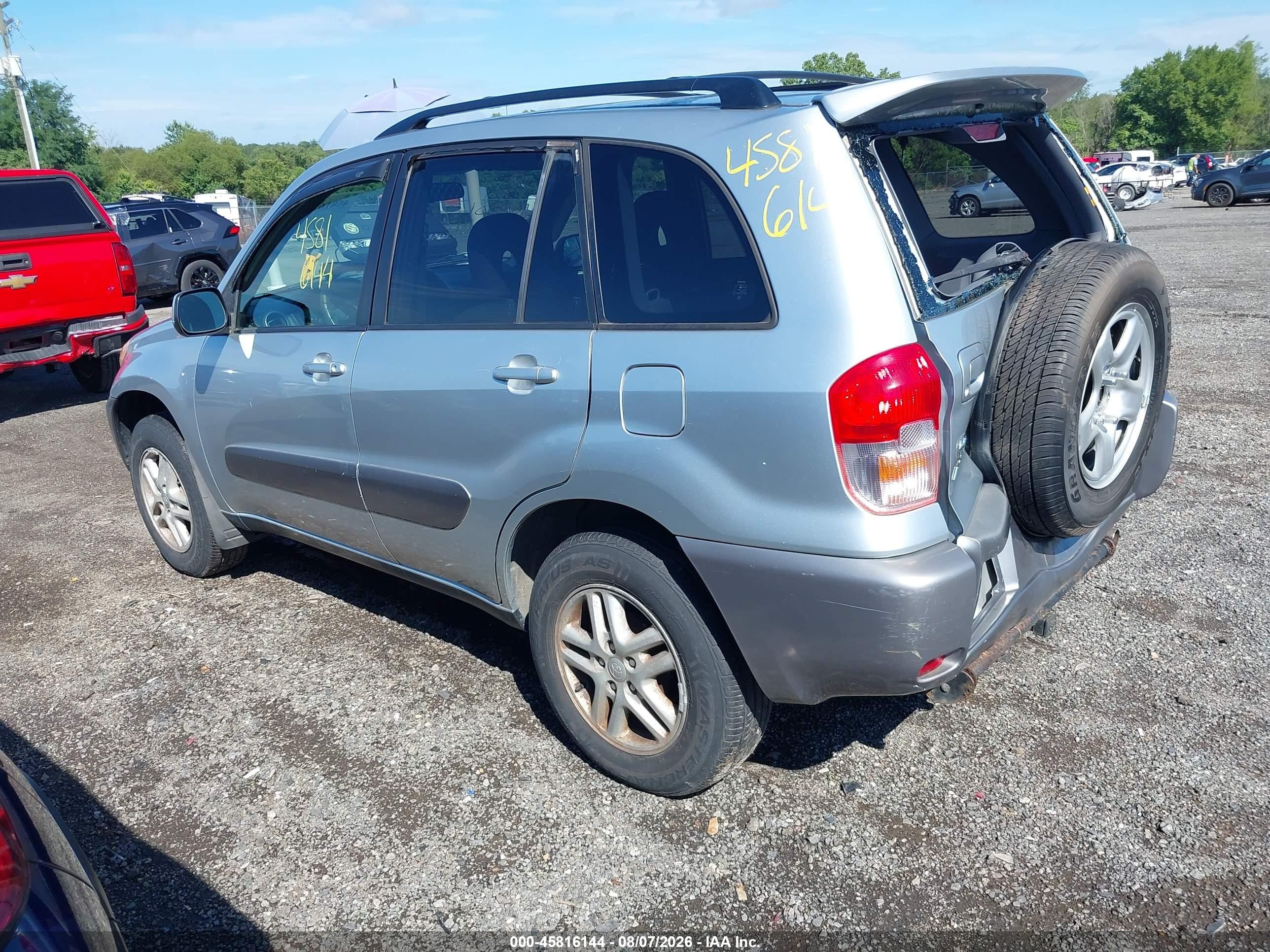 2001 Toyota Rav4   Silver vin: JTEHH20V910103966