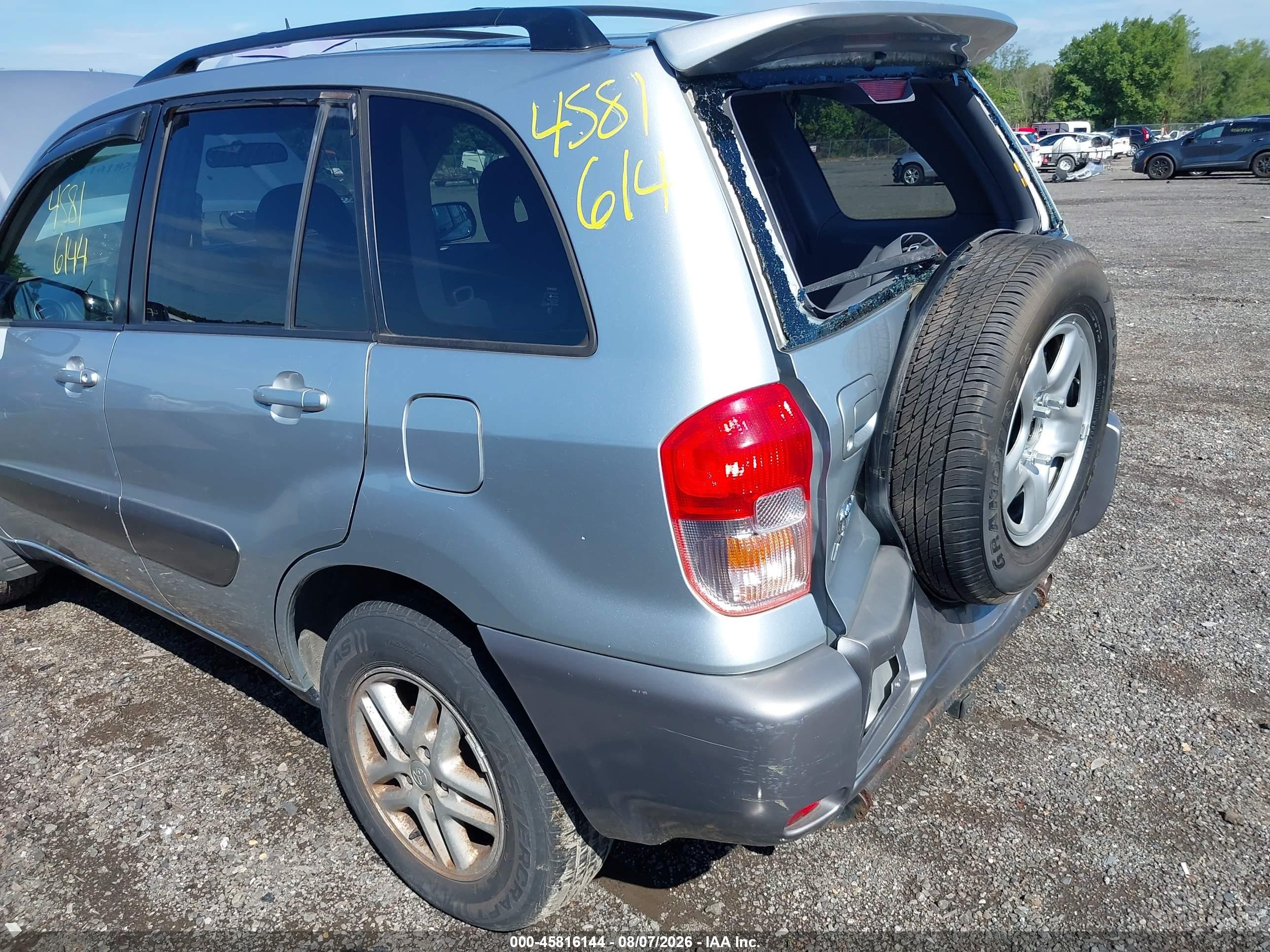 2001 Toyota Rav4   Silver vin: JTEHH20V910103966