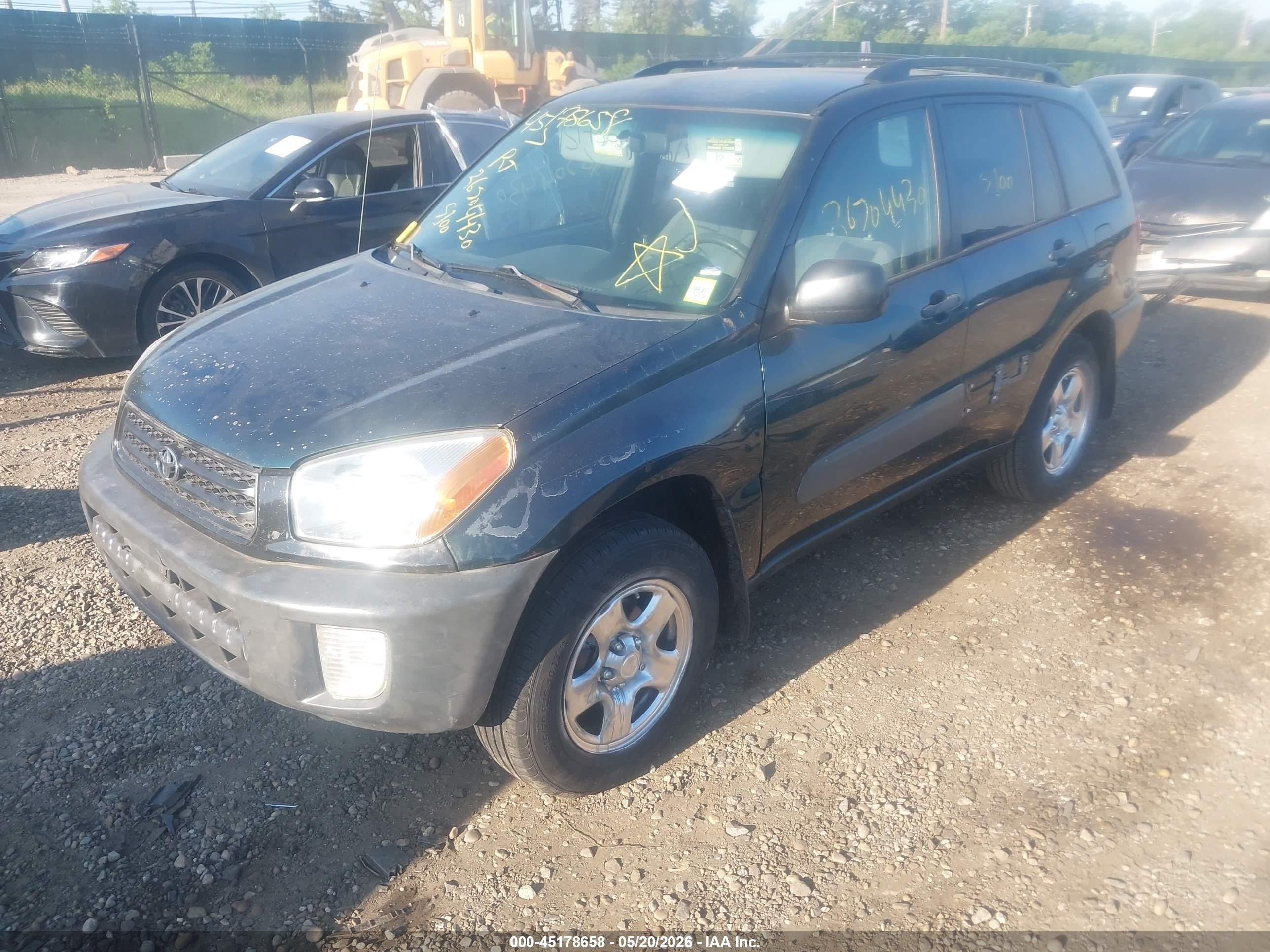2001 Toyota Rav4   Green vin: JTEHH20V910125949