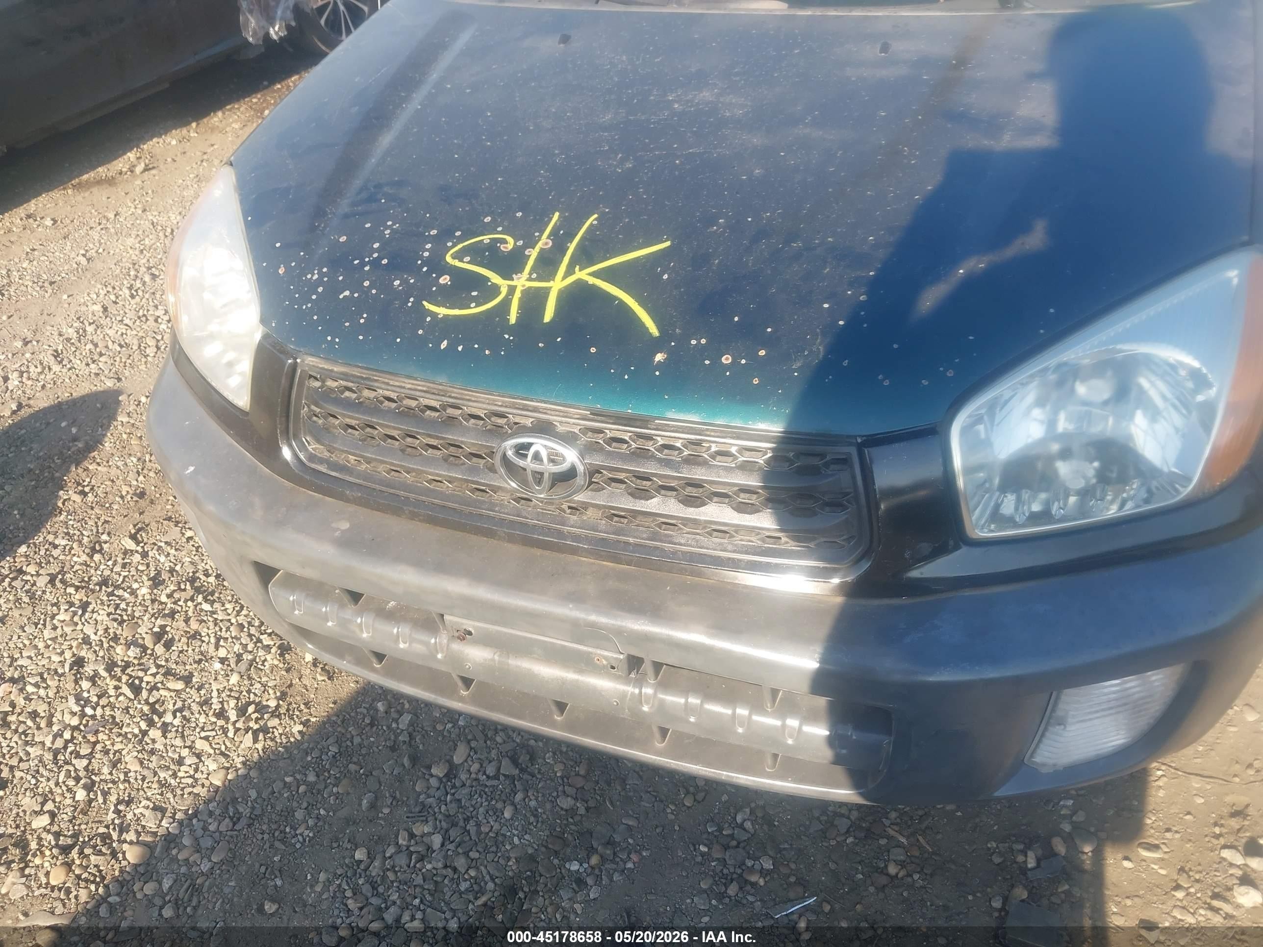 2001 Toyota Rav4   Green vin: JTEHH20V910125949
