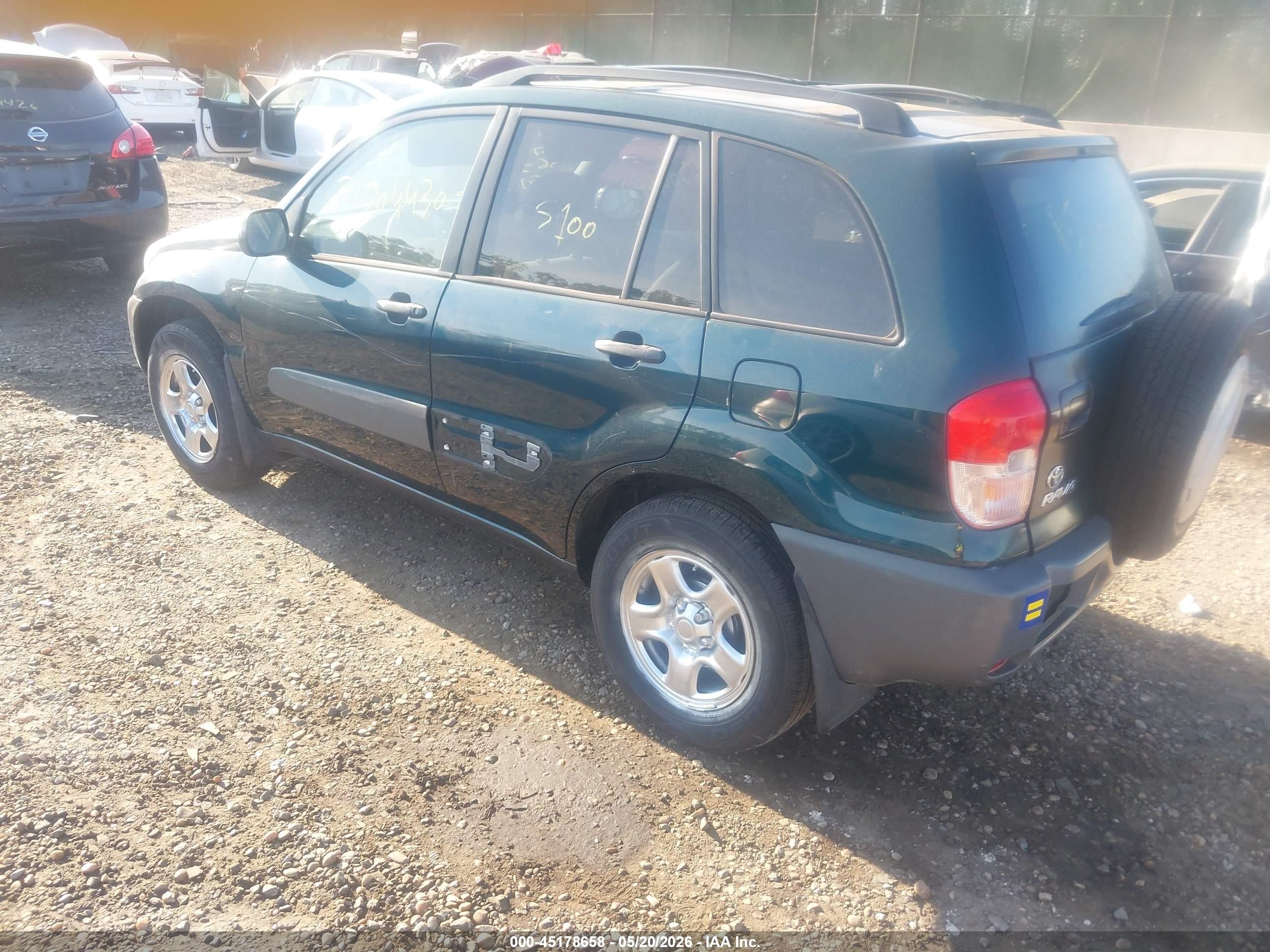 2001 Toyota Rav4   Green vin: JTEHH20V910125949