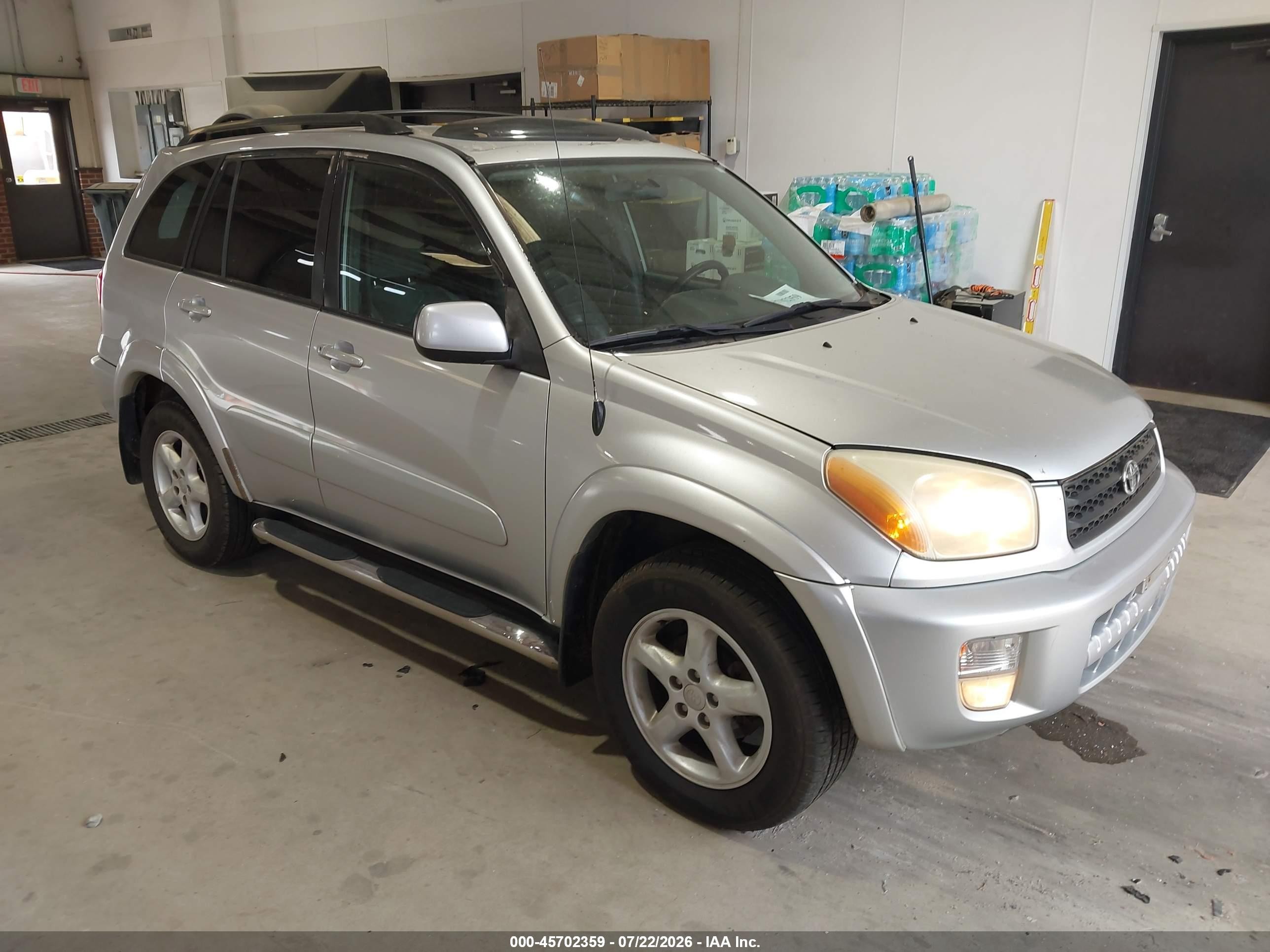 2002 Toyota Rav4   Silver vin: JTEHH20V926021637