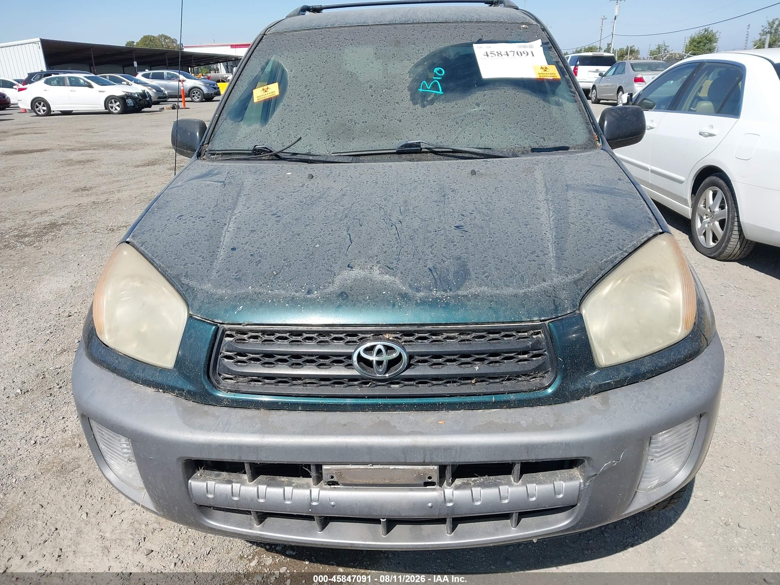 2002 Toyota Rav4   Green vin: JTEHH20V926068411