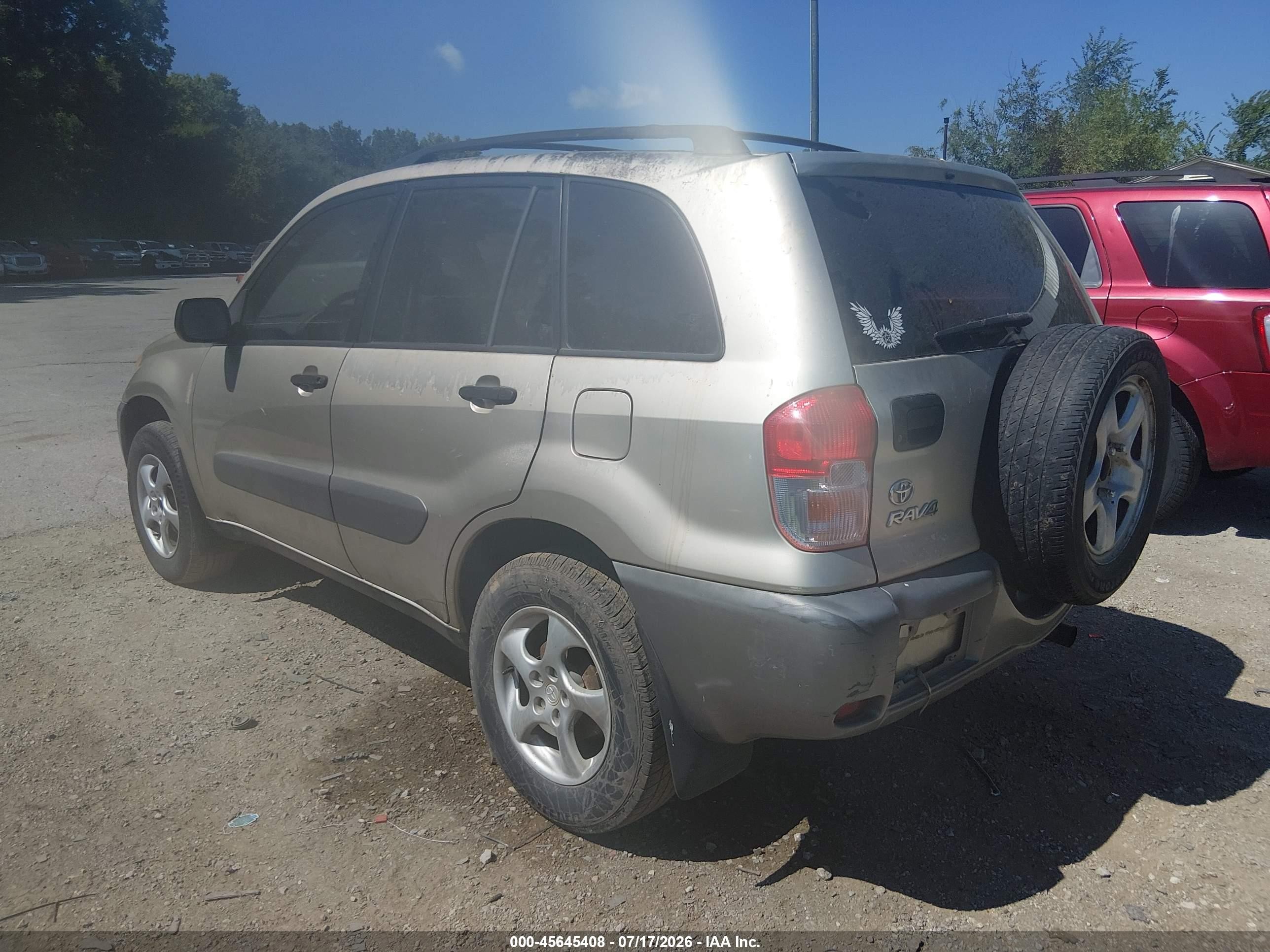 2002 Toyota Rav4   Gold vin: JTEHH20VX26014745
