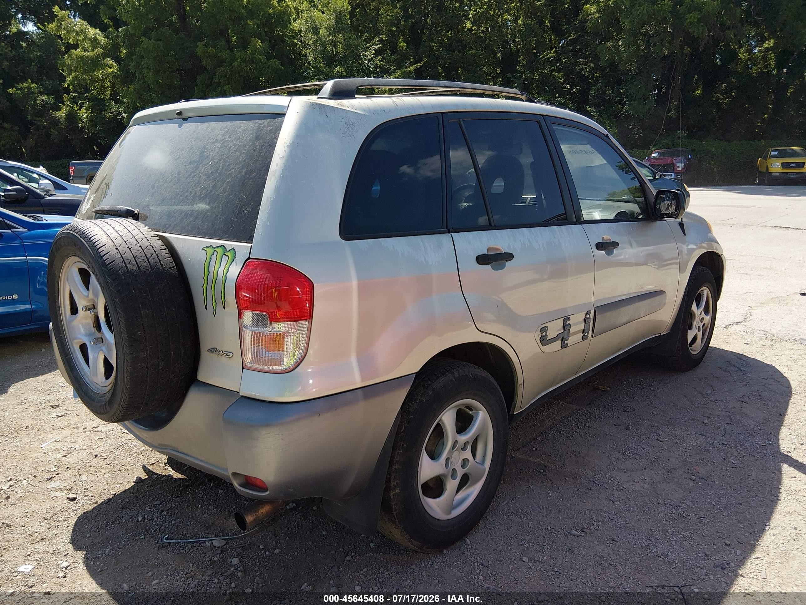 2002 Toyota Rav4   Gold vin: JTEHH20VX26014745