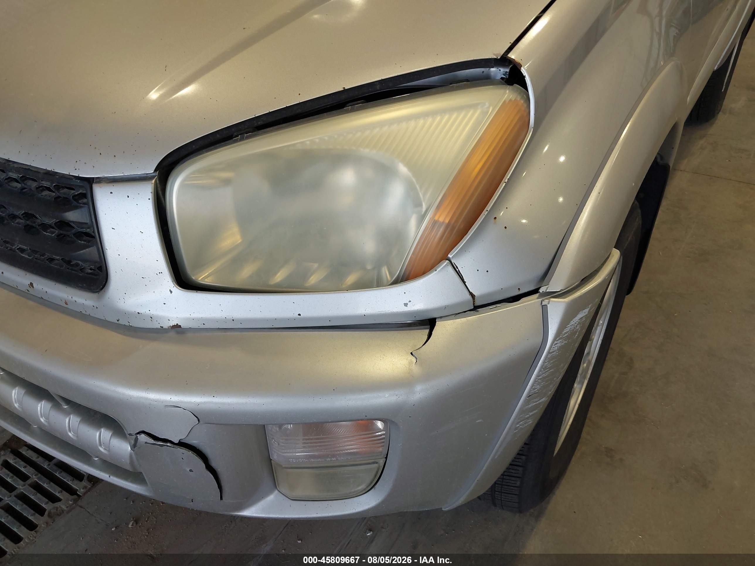 2002 Toyota Rav4   Серебряный vin: JTEHH20VX26032128