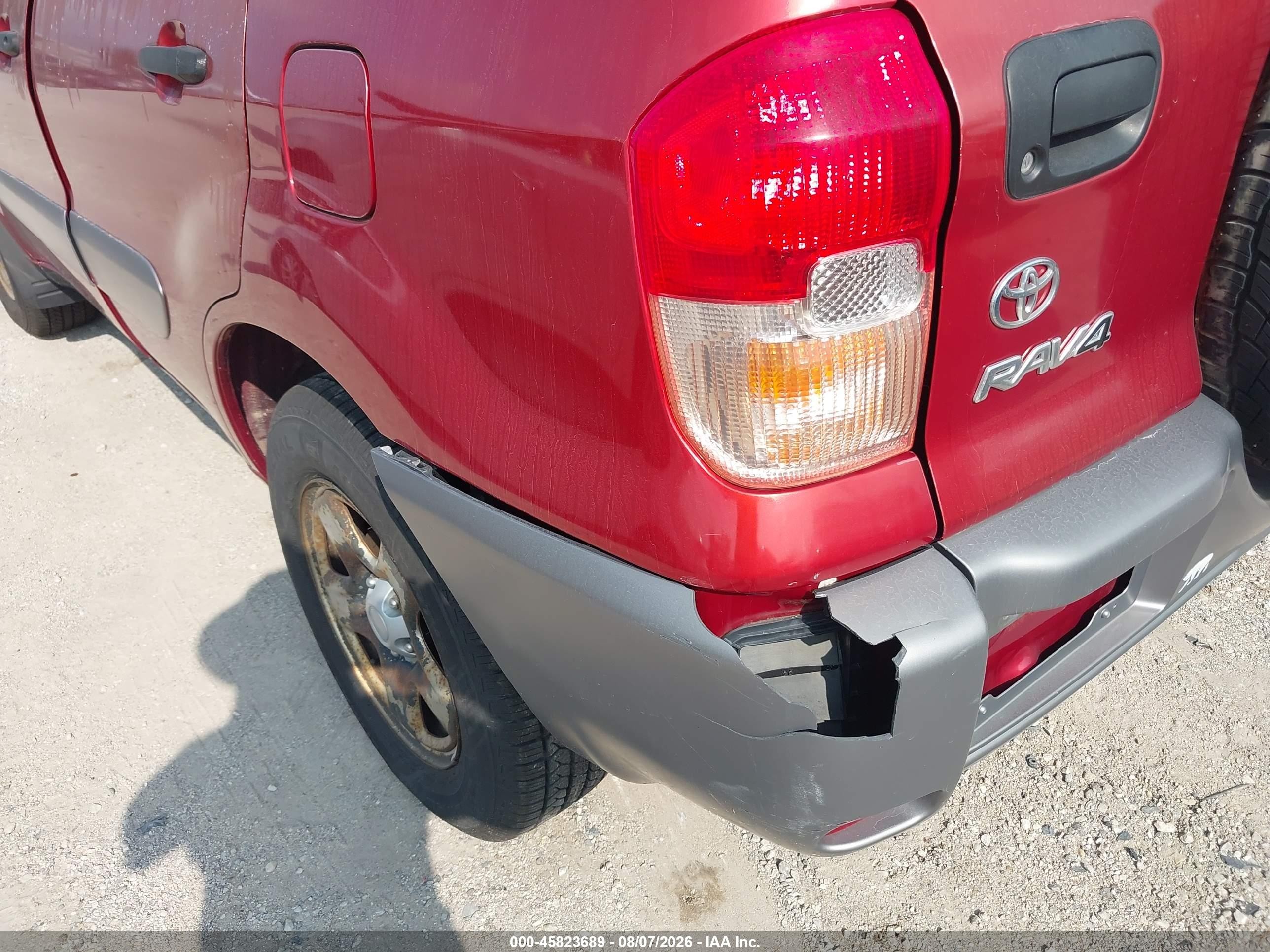 2002 Toyota Rav4   Red vin: JTEHH20VX26045929