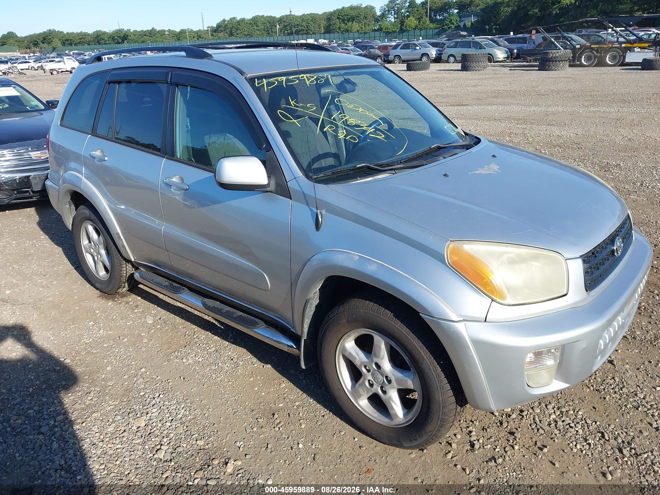 2003 Toyota Rav4   Silver vin: JTEHH20VX30195236
