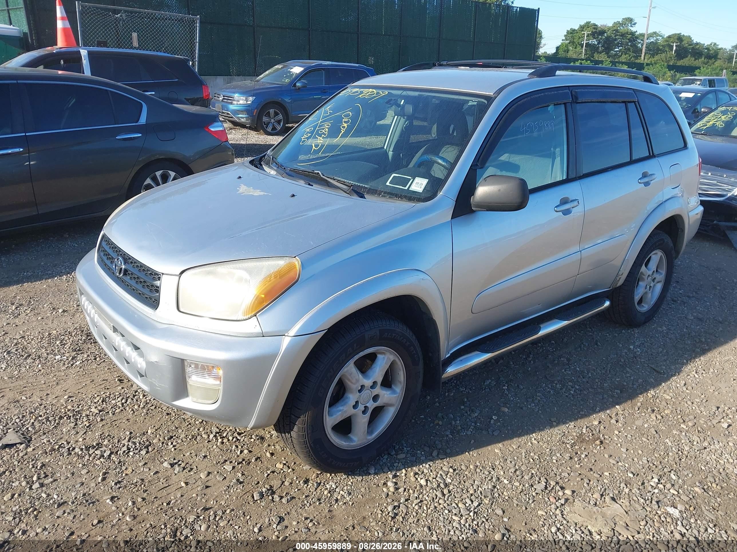 2003 Toyota Rav4   Silver vin: JTEHH20VX30195236